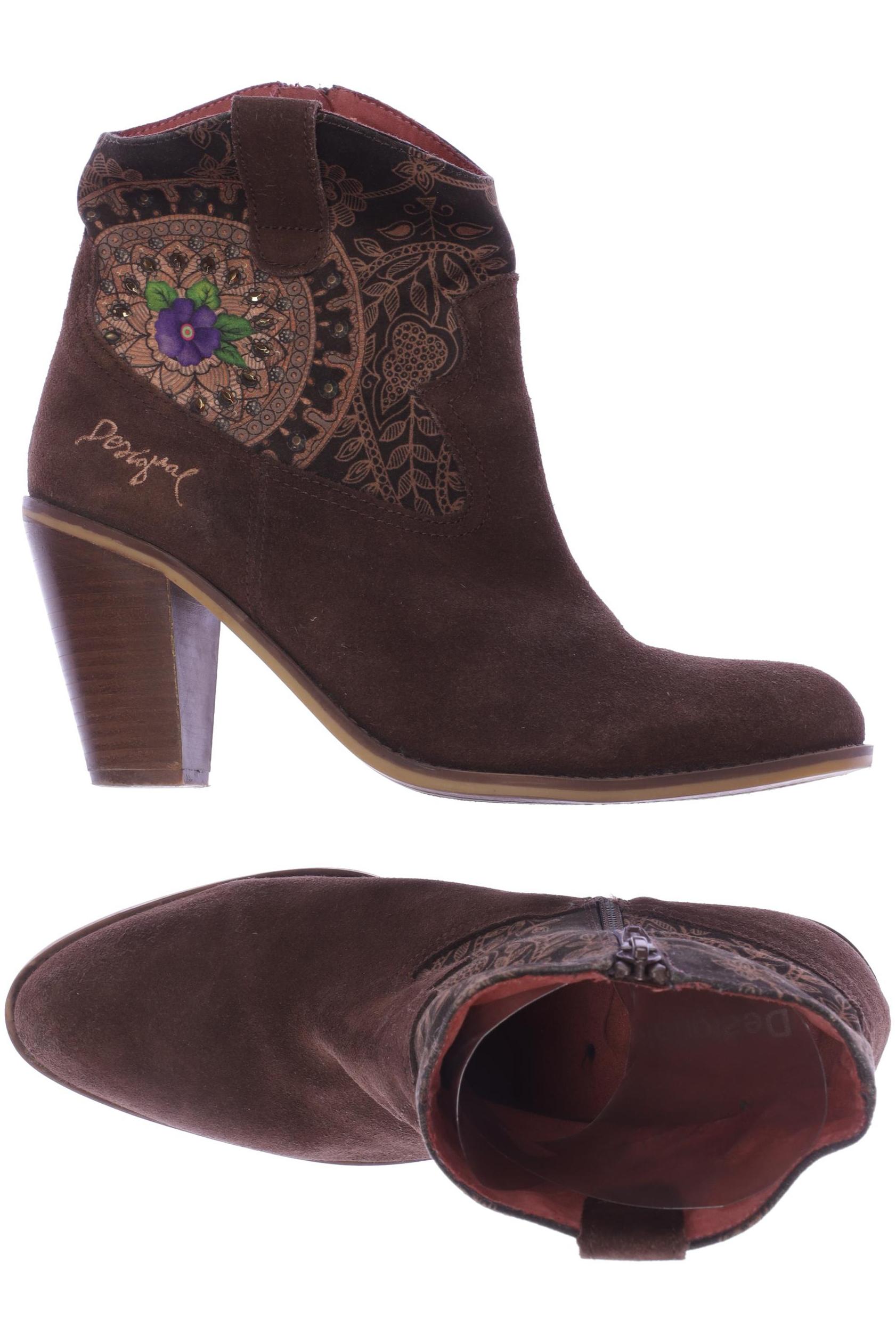 

Desigual Damen Stiefelette, braun, Gr. 41