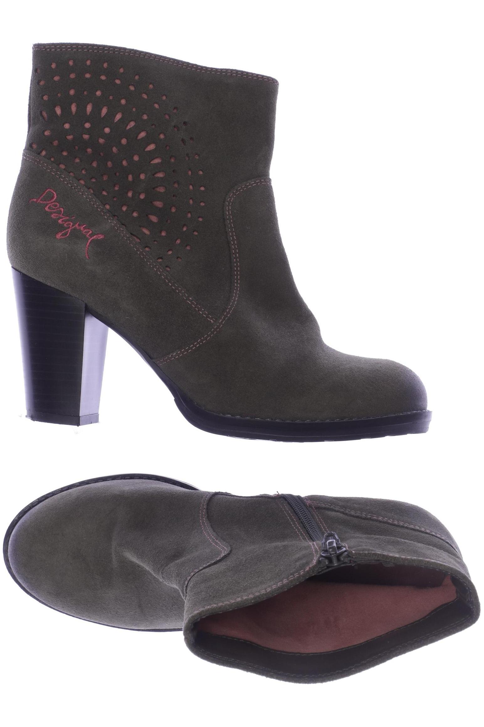 

Desigual Damen Stiefelette, grün, Gr. 38