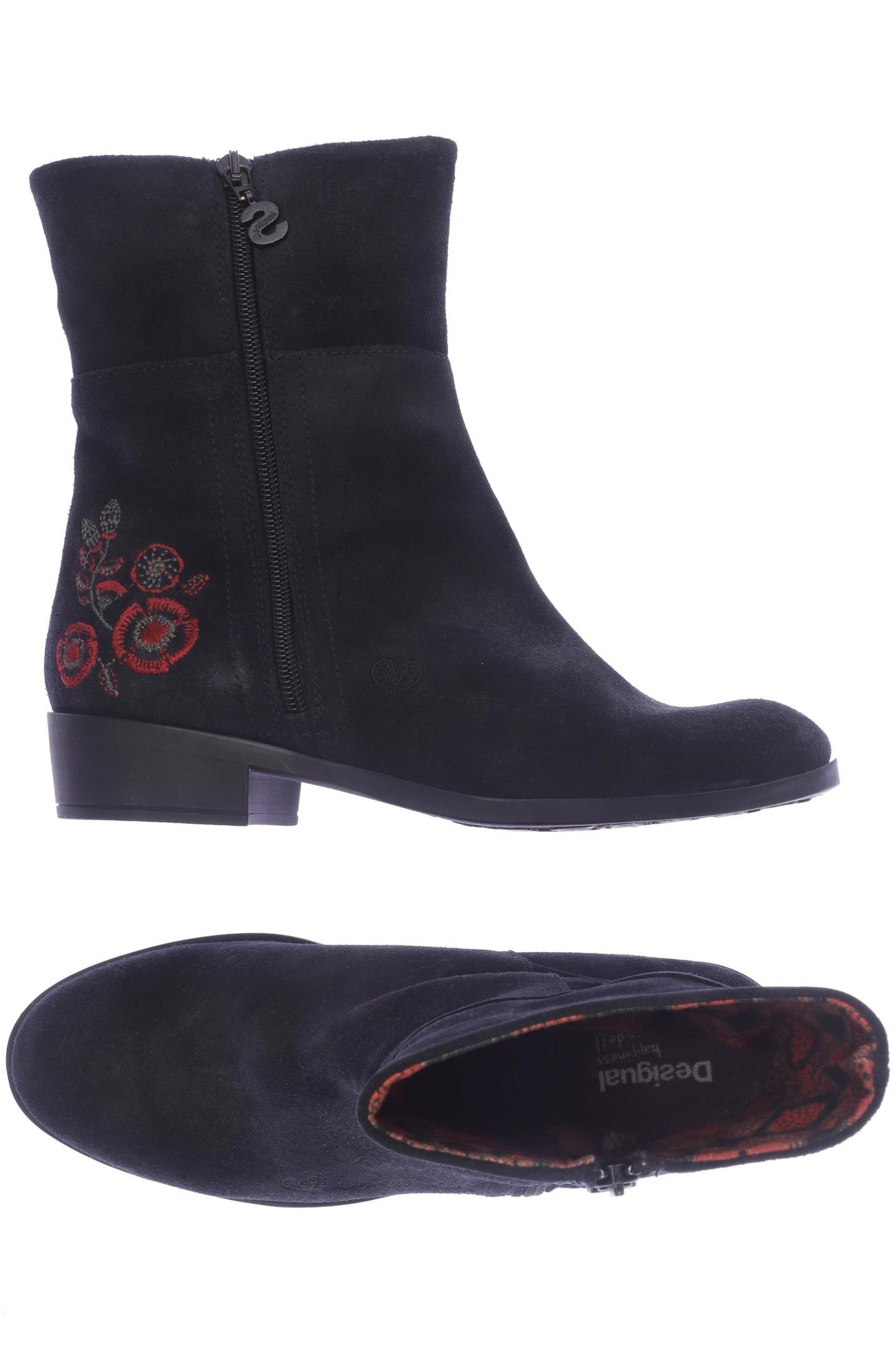 

Desigual Damen Stiefelette, schwarz, Gr. 38