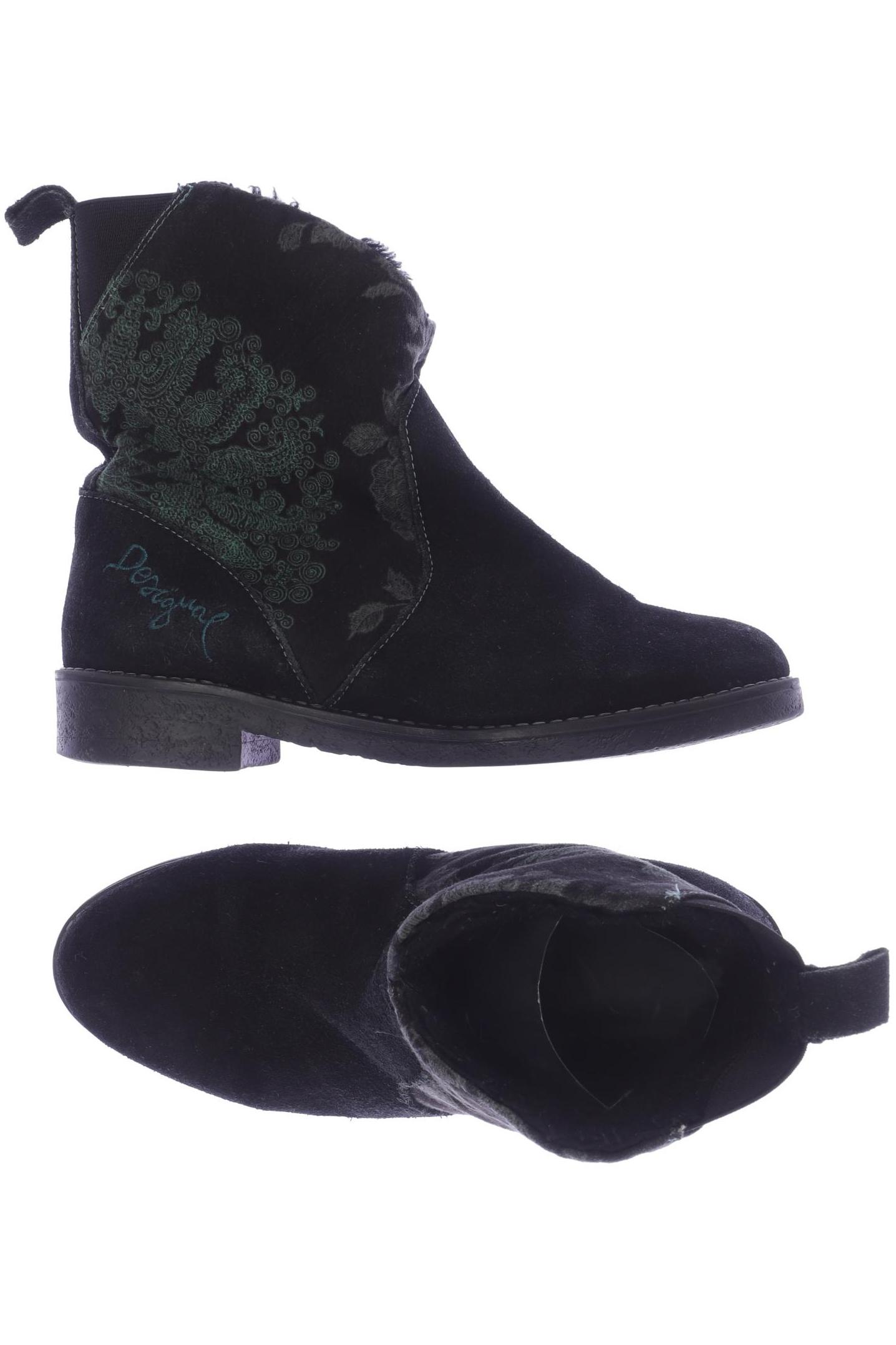 

Desigual Damen Stiefelette, schwarz