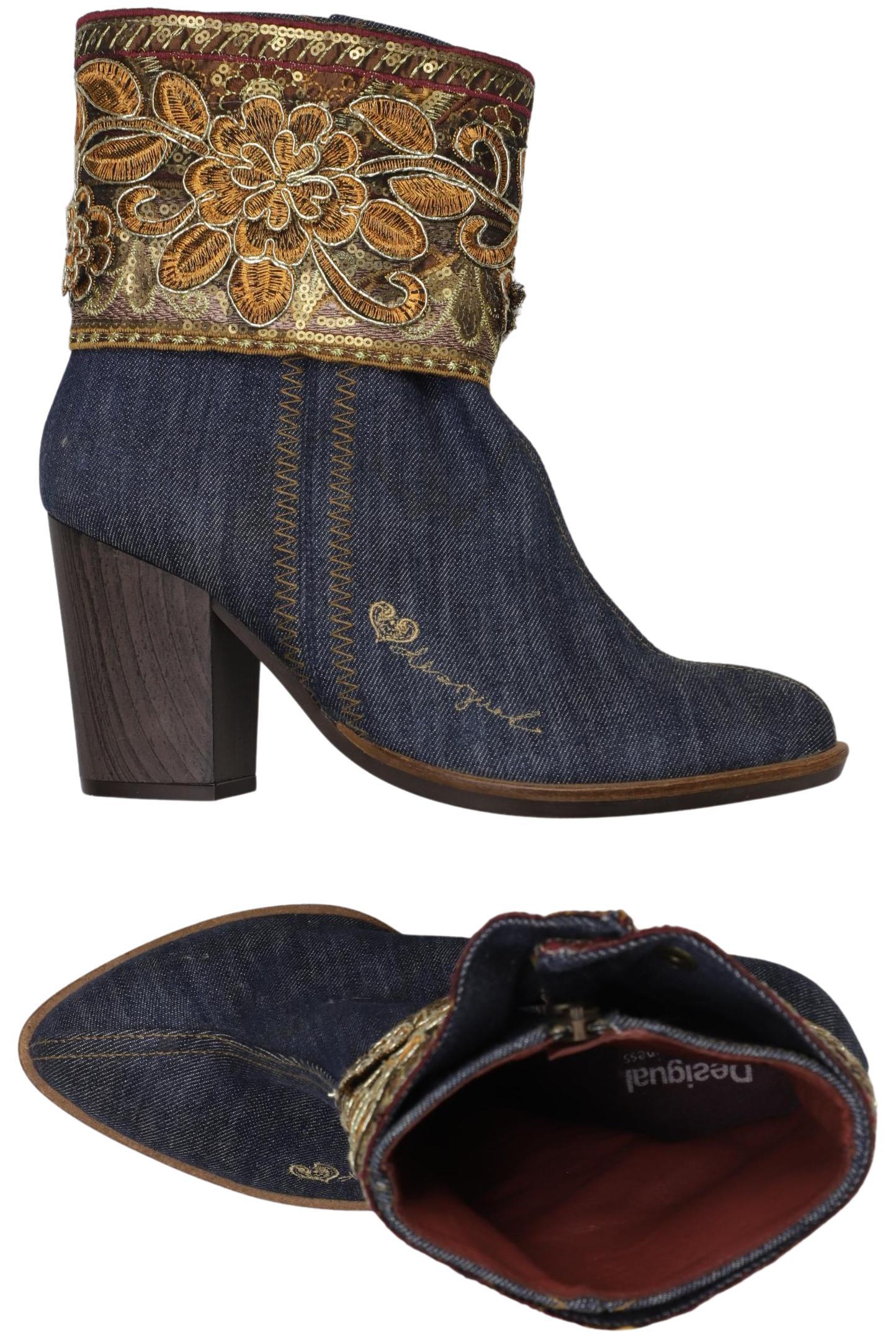 

Desigual Damen Stiefelette, mehrfarbig, Gr. 39