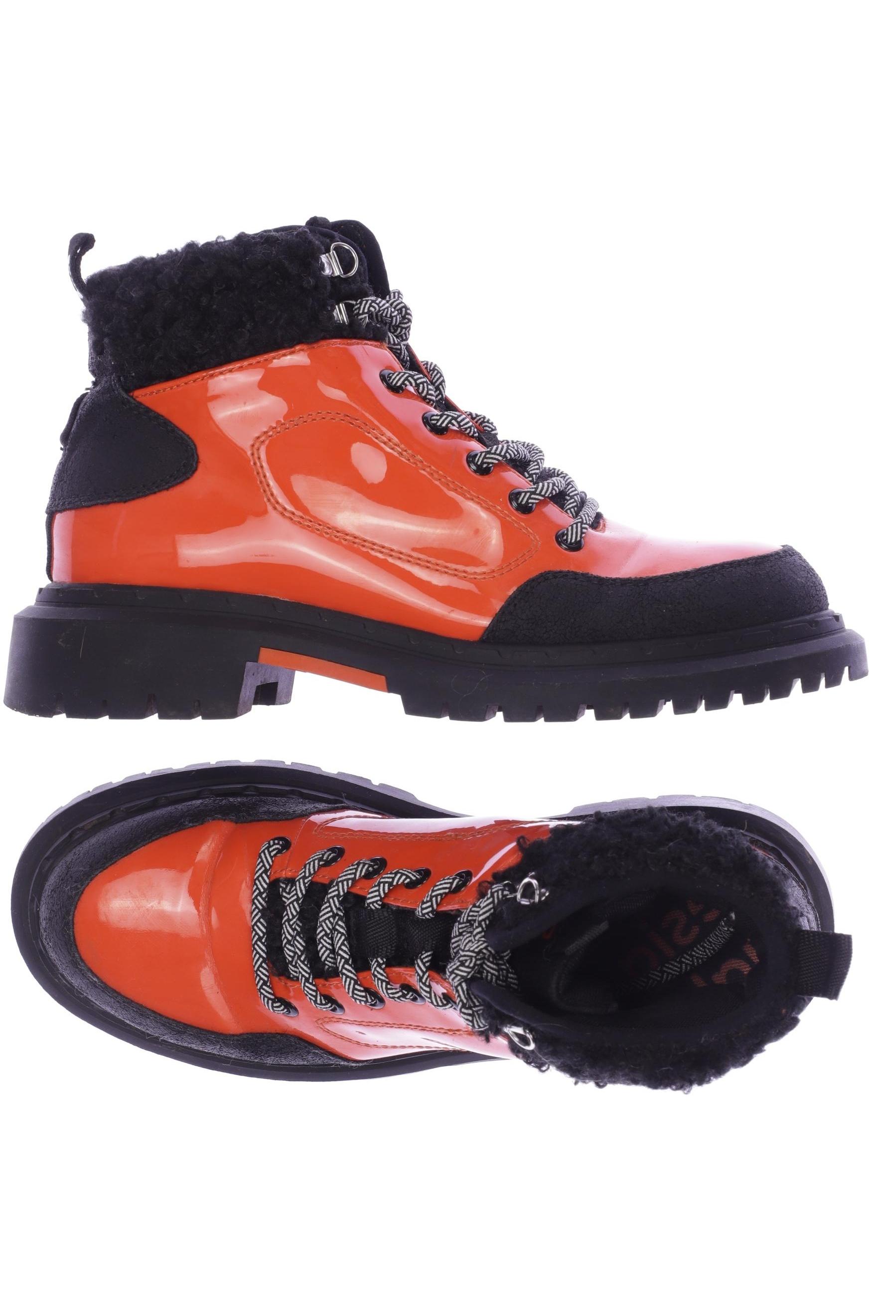 Thumbnail - Desigual Damen Stiefelette, orange, Gr. 39