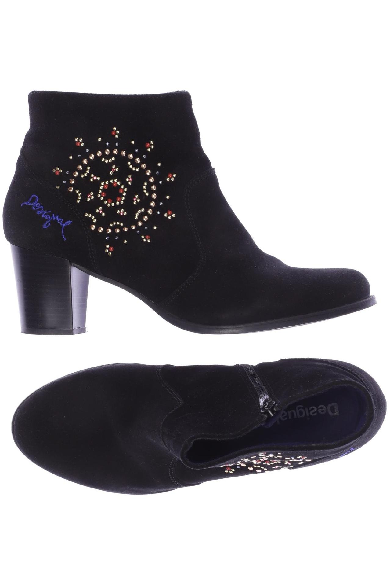 

Desigual Damen Stiefelette, schwarz