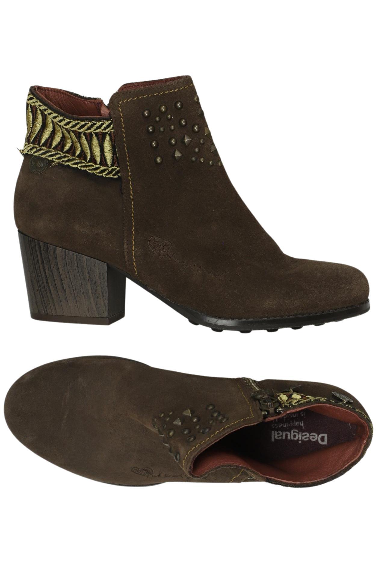 

Desigual Damen Stiefelette, braun, Gr. 37