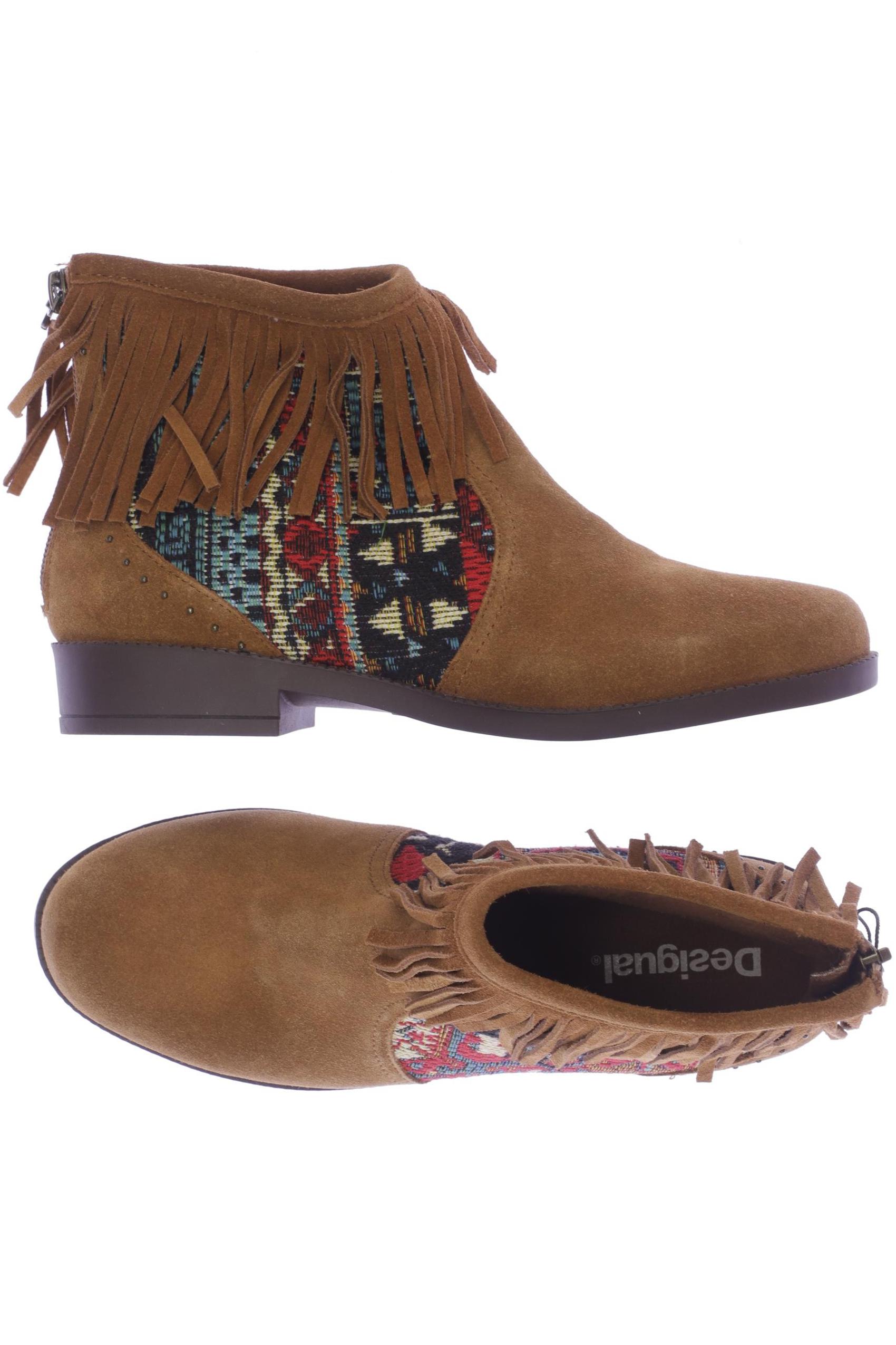 

Desigual Damen Stiefelette, braun, Gr. 36