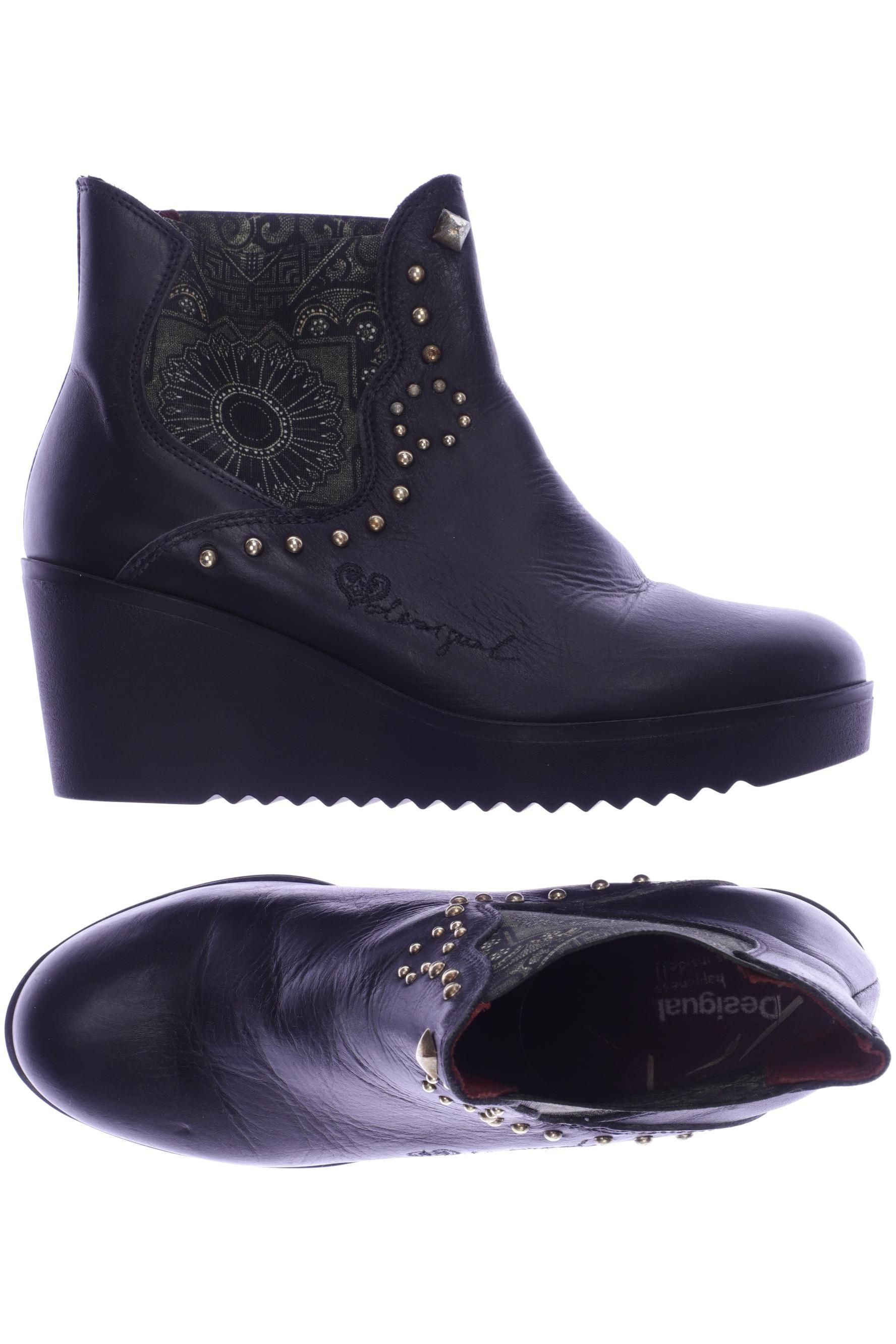 

Desigual Damen Stiefelette, schwarz