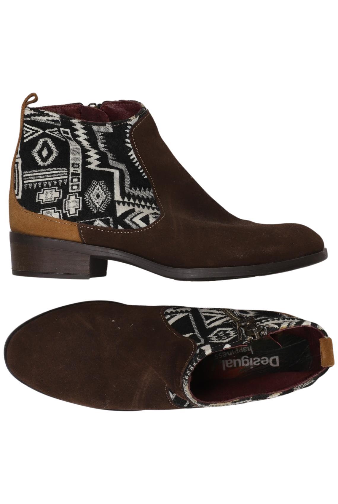 

Desigual Damen Stiefelette, braun, Gr. 37