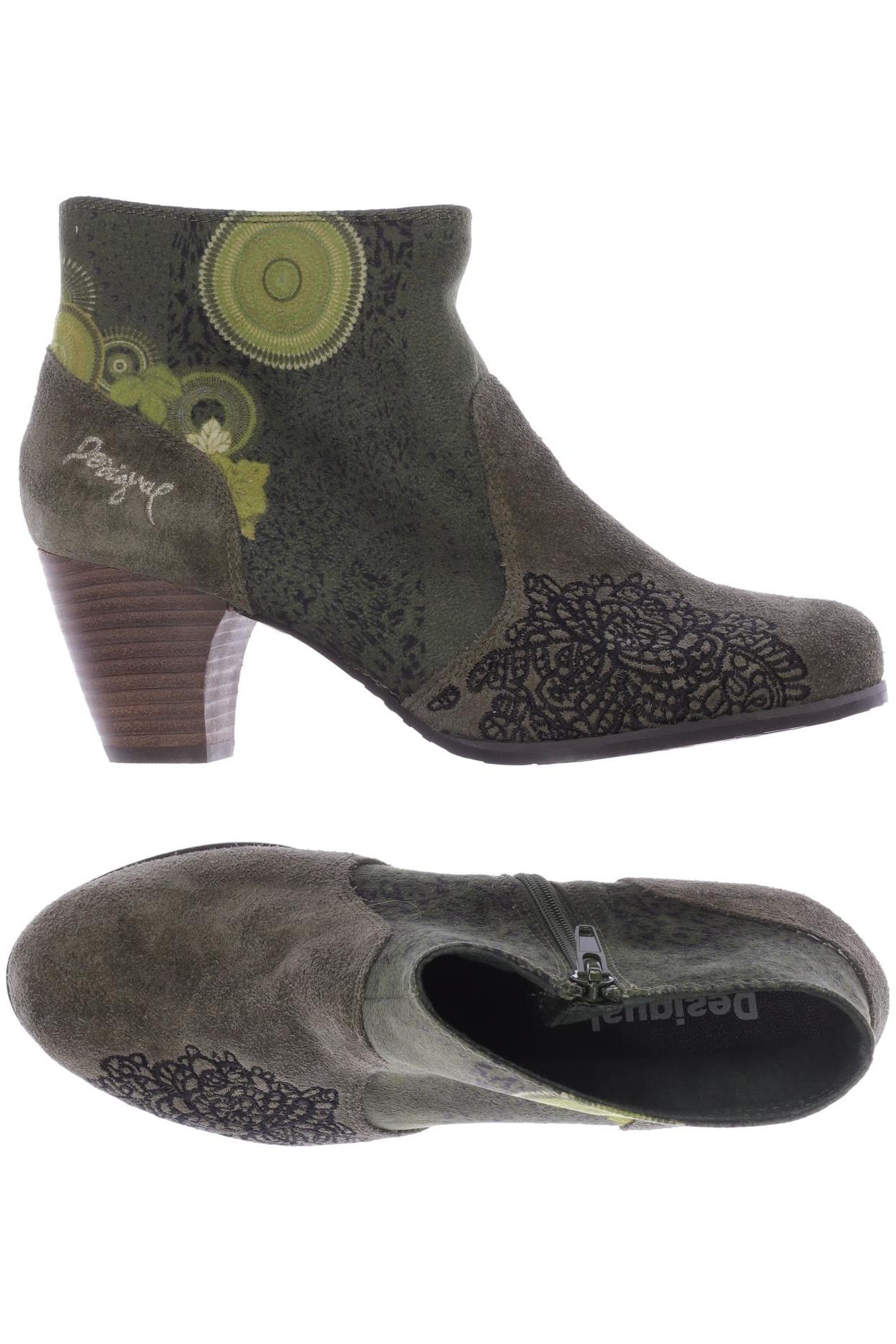 

Desigual Damen Stiefelette, grün, Gr. 38
