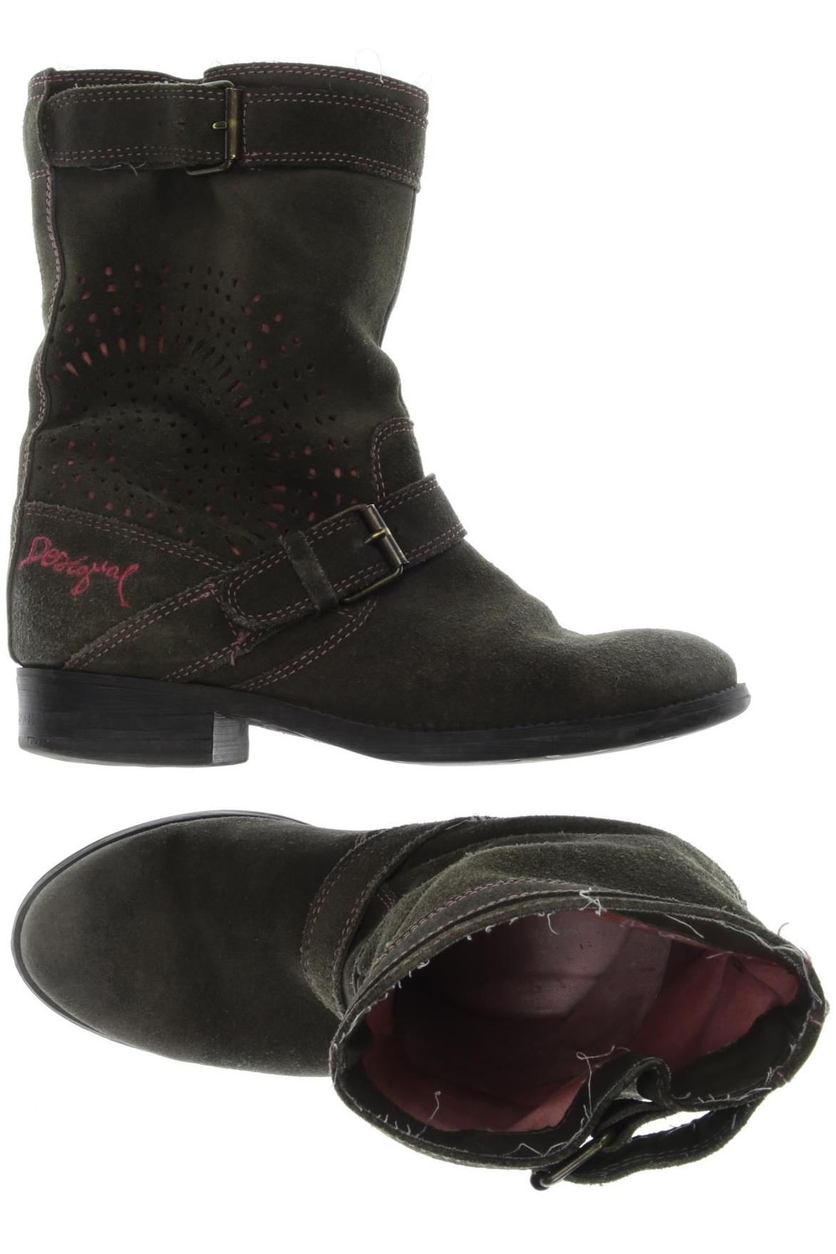 

Desigual Damen Stiefelette, grau, Gr. 38