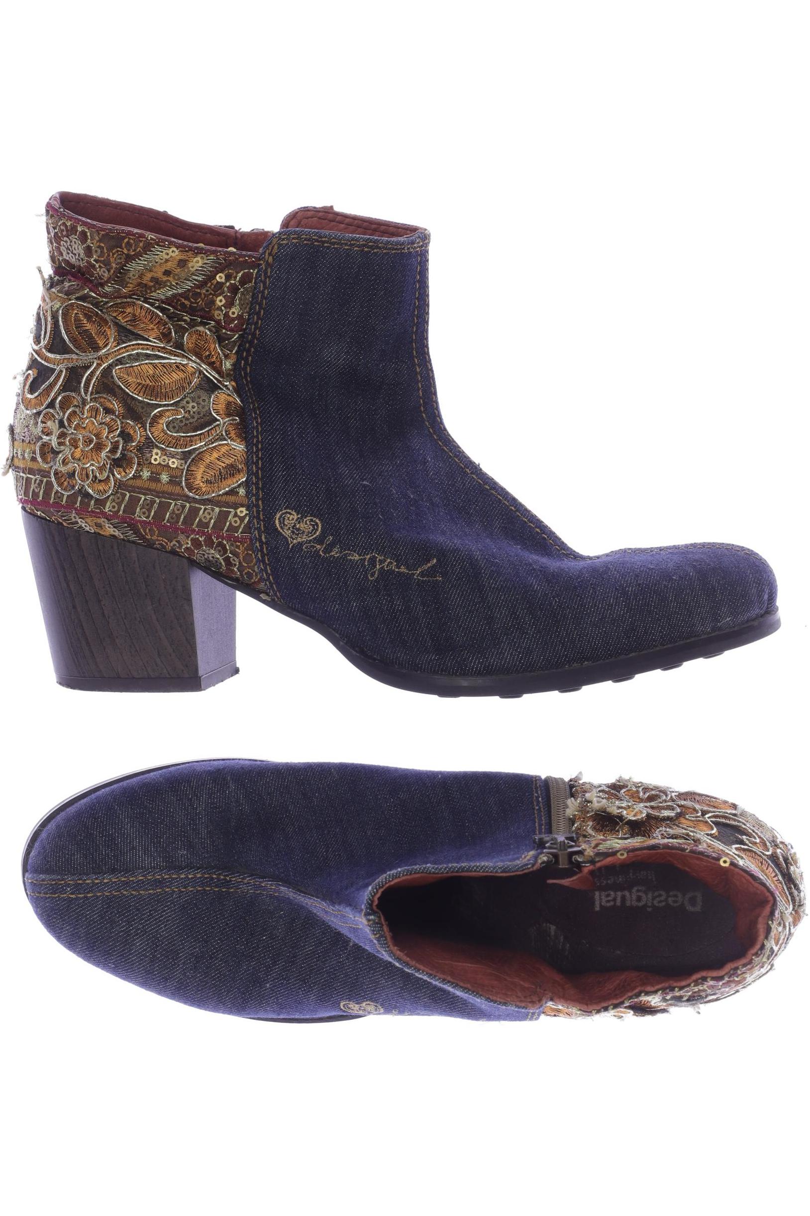 

Desigual Damen Stiefelette, marineblau