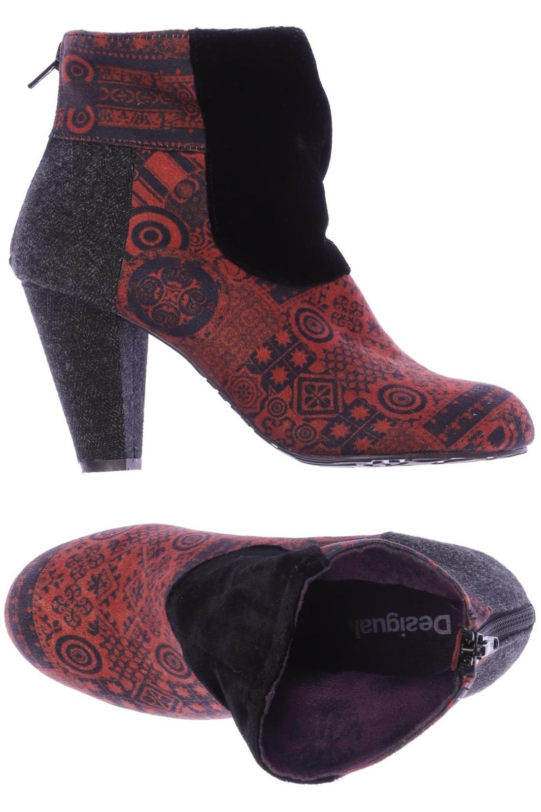 

Desigual Damen Stiefelette, rot, Gr. 36