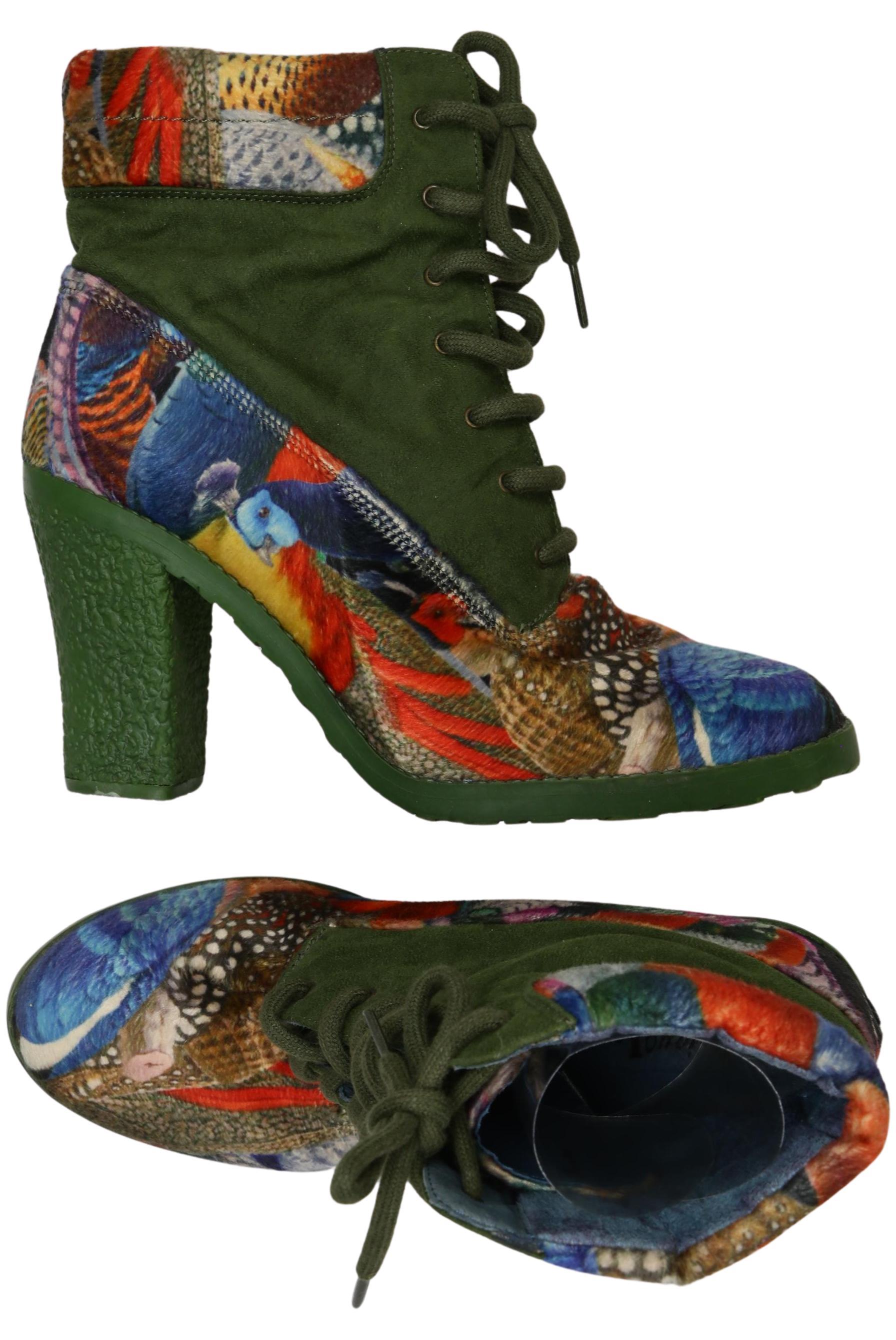 

Desigual Damen Stiefelette, grün, Gr. 41