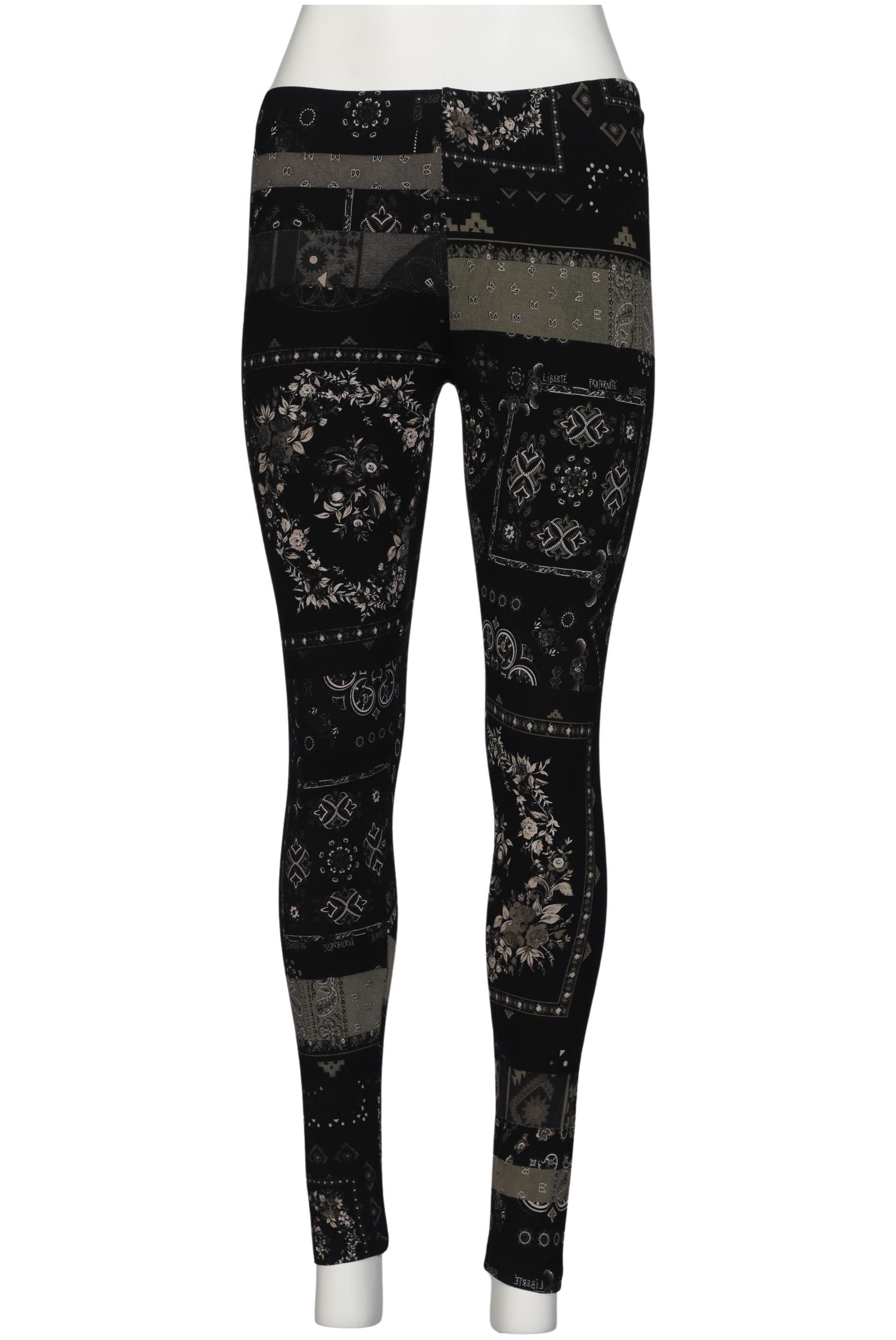 

Desigual Damen Stoffhose, schwarz, Gr. 0