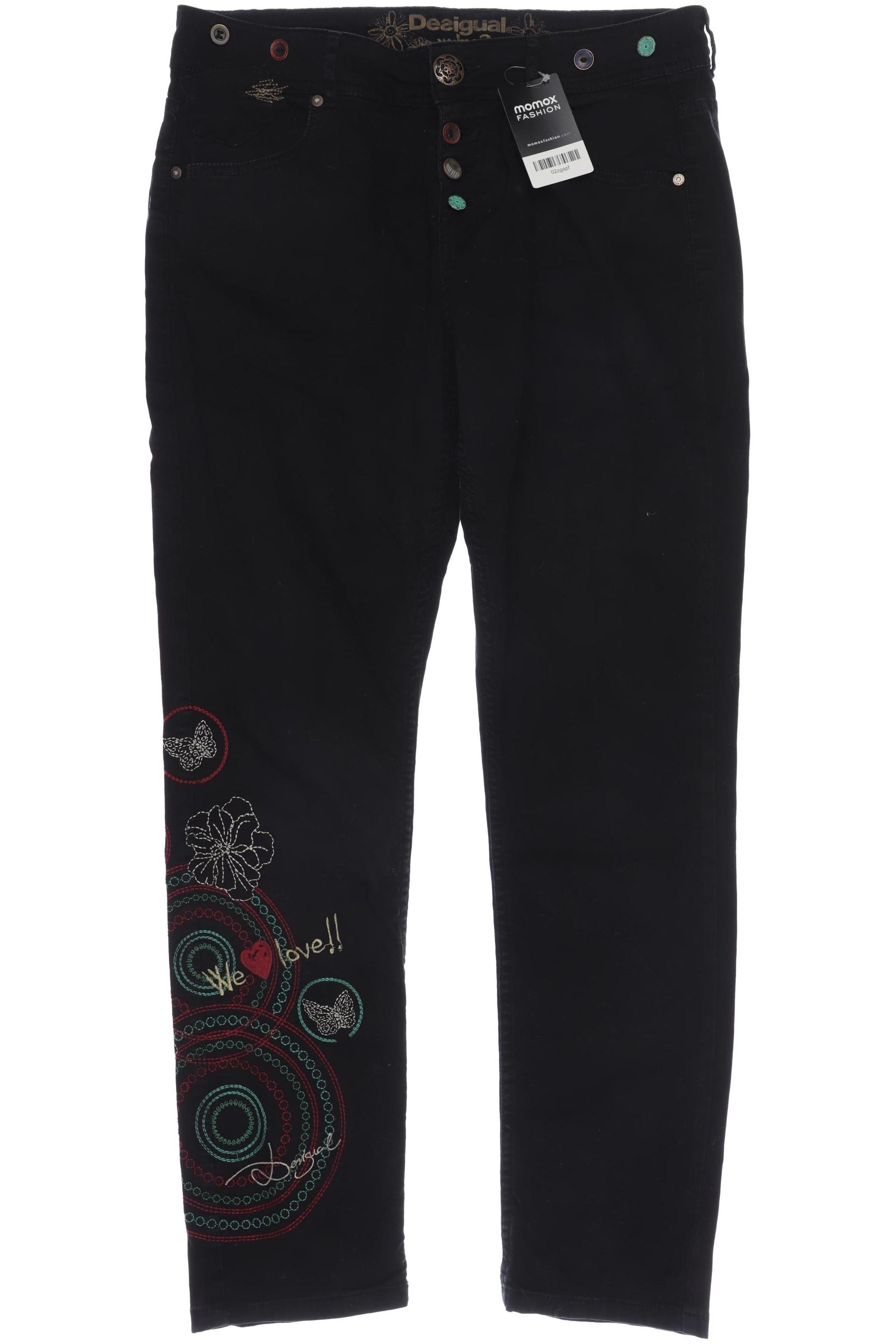 

Desigual Damen Stoffhose, schwarz, Gr. 32