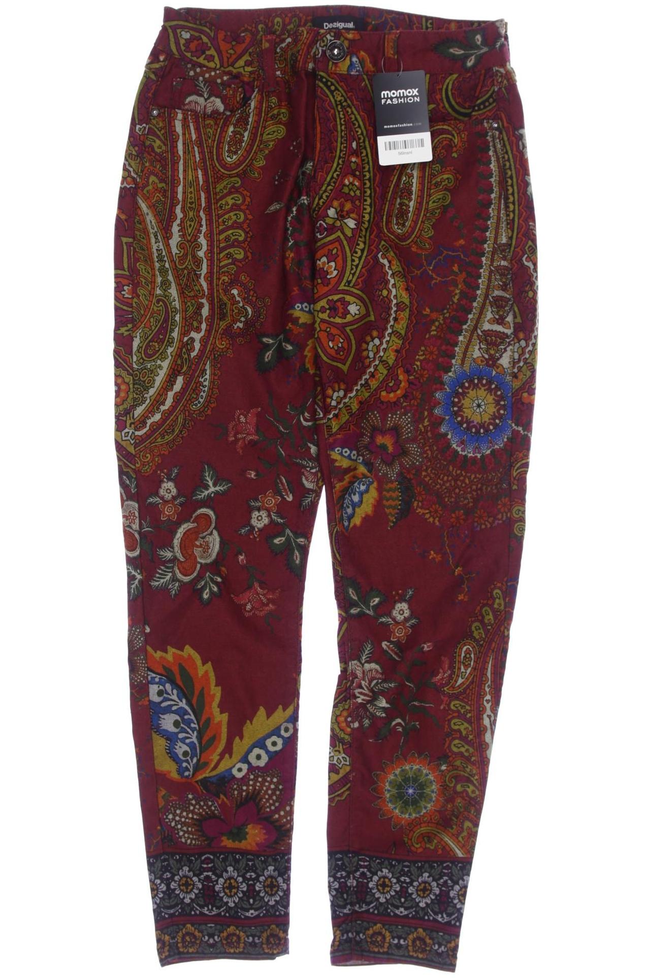 

Desigual Damen Stoffhose, bordeaux, Gr. 40
