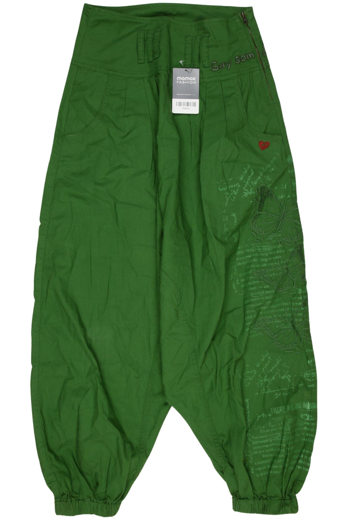 

Desigual Damen Stoffhose, grün, Gr. 24