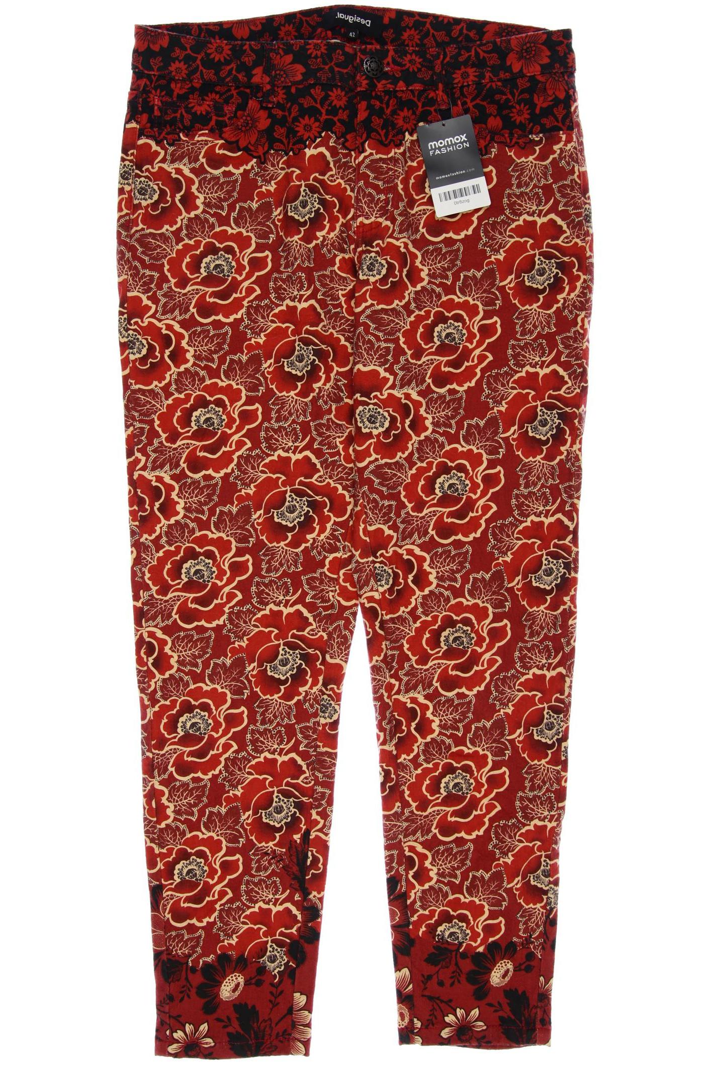 

Desigual Damen Stoffhose, rot, Gr. 42