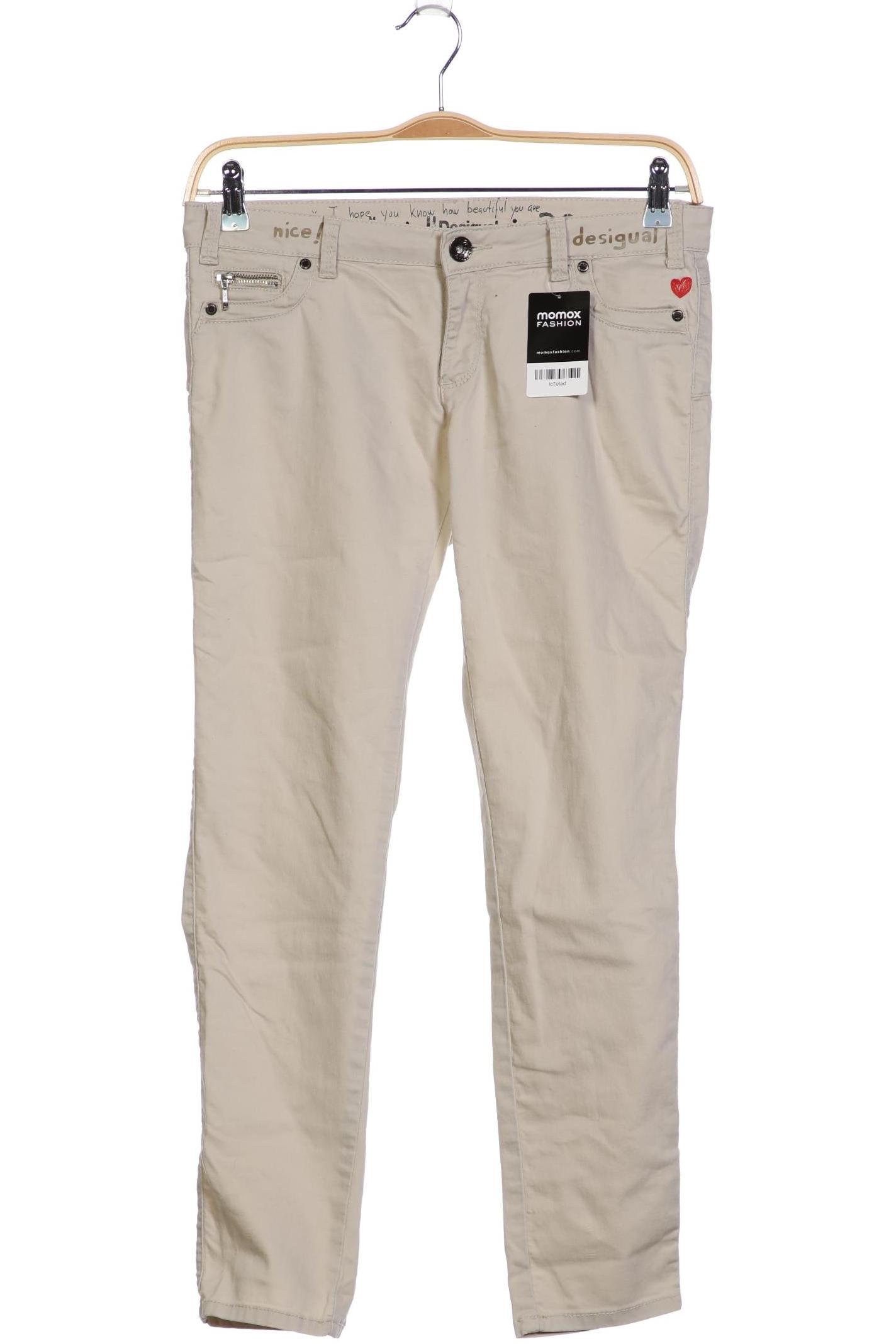 

Desigual Damen Stoffhose, cremeweiß, Gr. 30