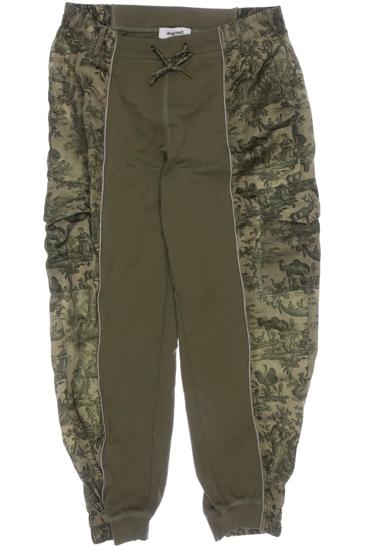 

Desigual Damen Stoffhose, grün, Gr. 0