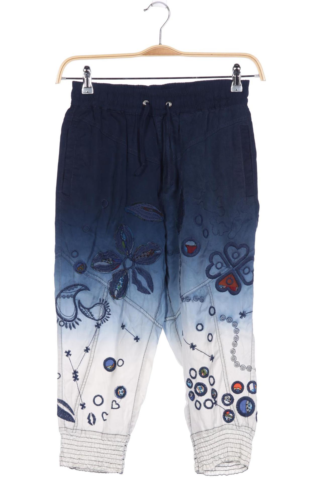 

Desigual Damen Stoffhose, blau