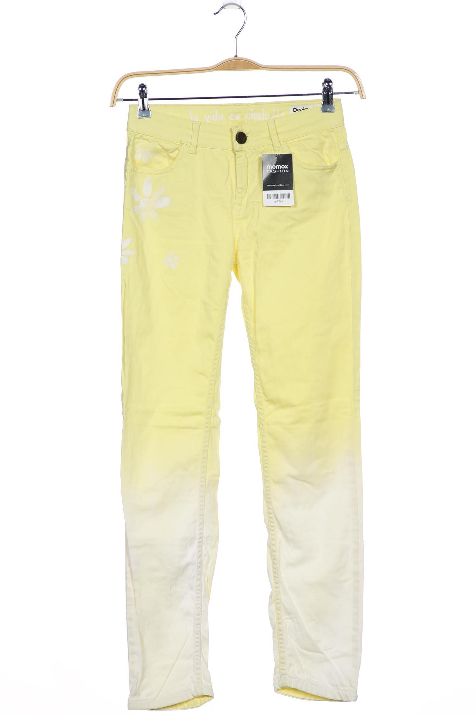 

Desigual Damen Stoffhose, gelb, Gr. 36