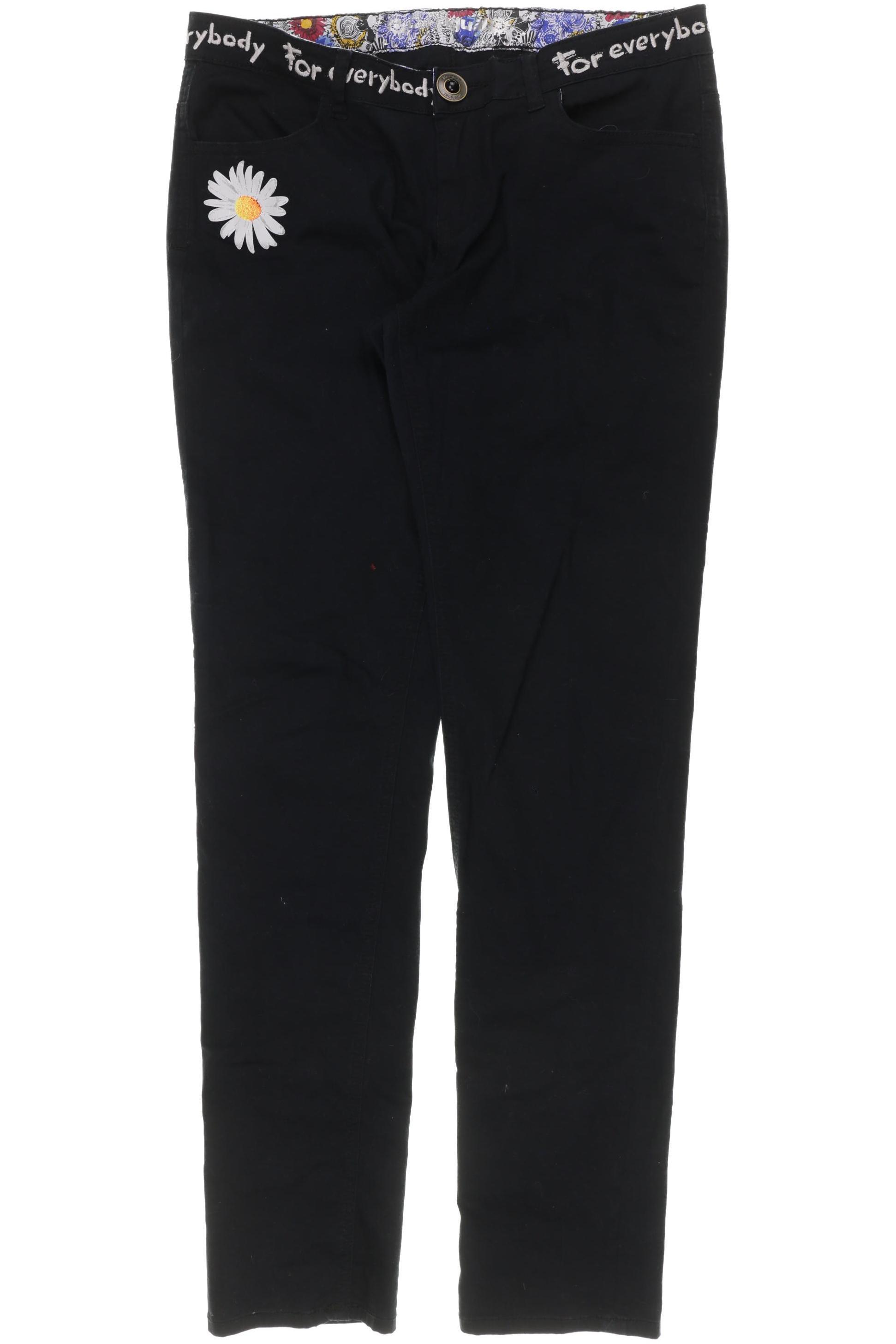 

Desigual Damen Stoffhose, schwarz, Gr.