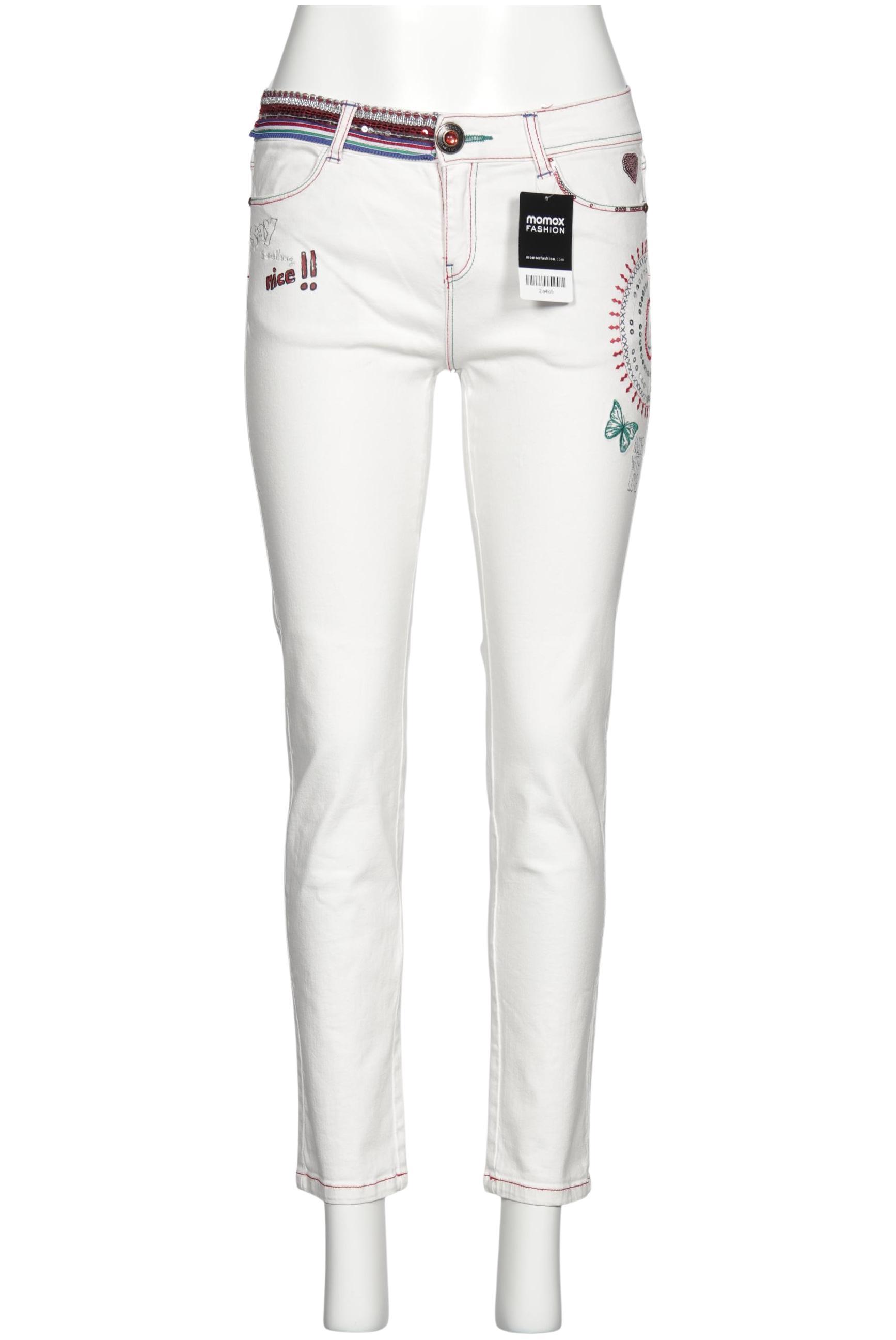 

Desigual Damen Stoffhose, weiß, Gr. 30