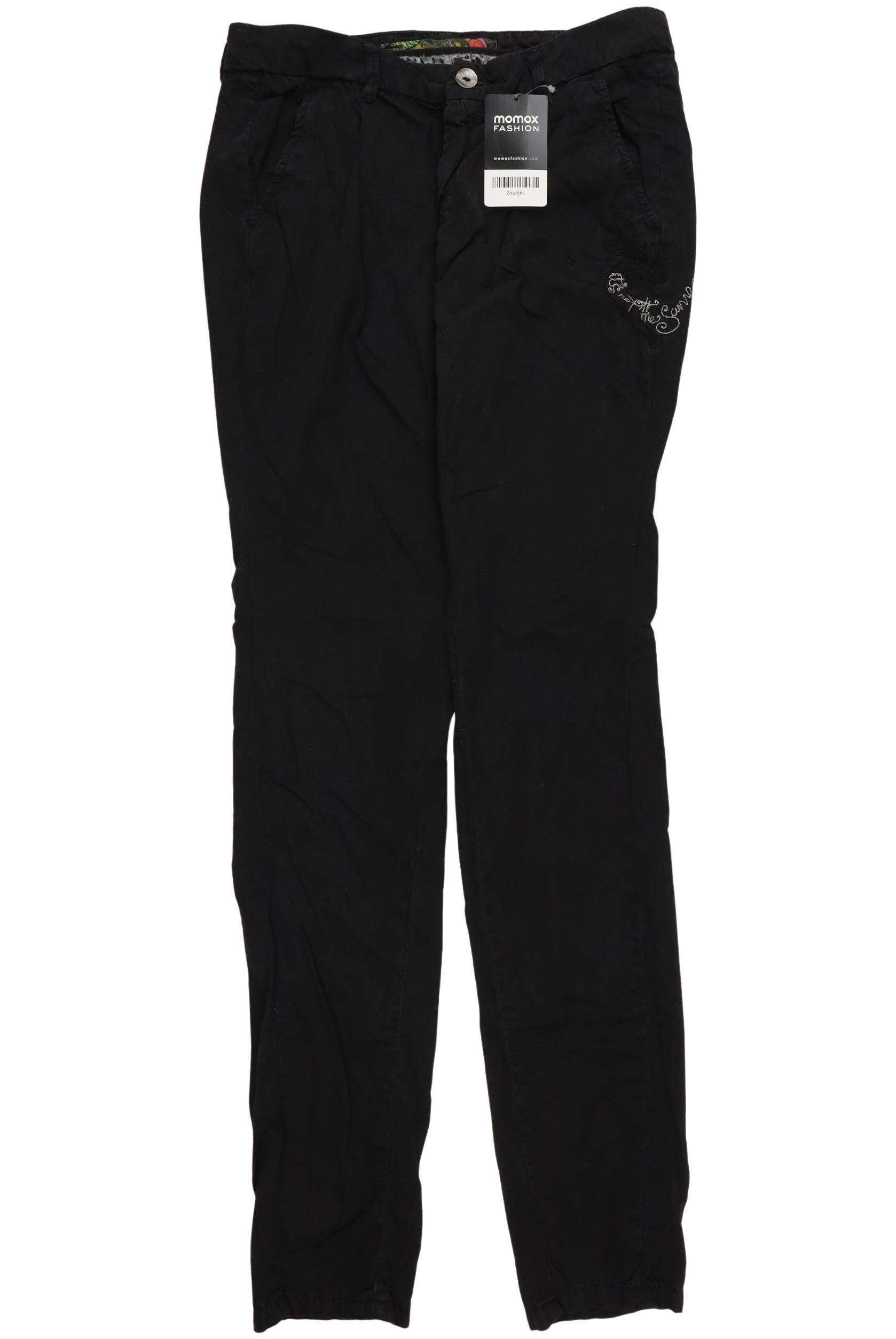 

Desigual Damen Stoffhose, schwarz, Gr. 26