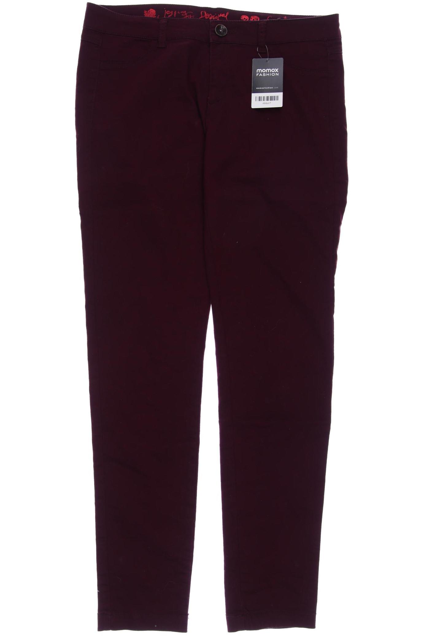 

Desigual Damen Stoffhose, bordeaux, Gr. 32