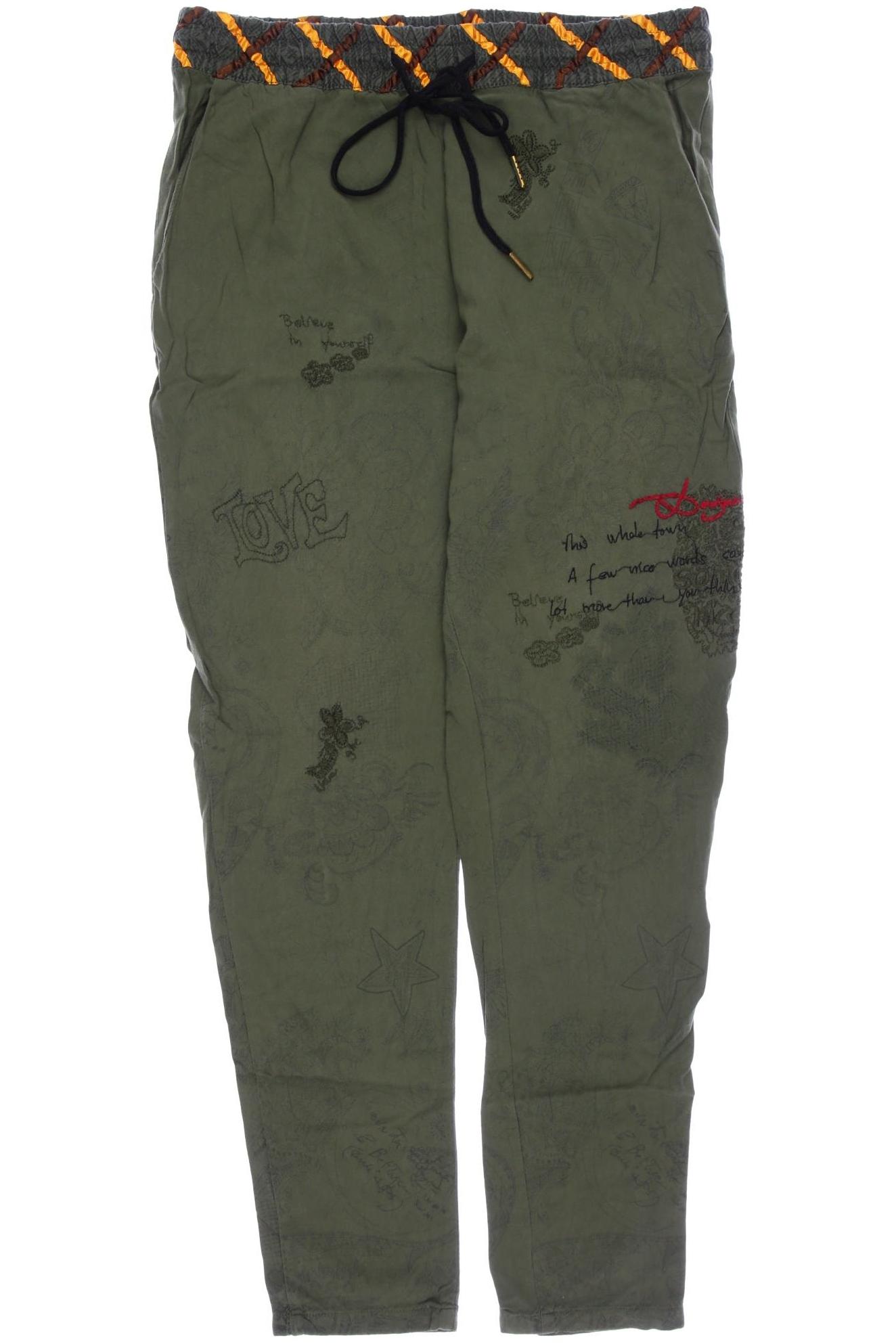 

Desigual Damen Stoffhose, grün, Gr. 28