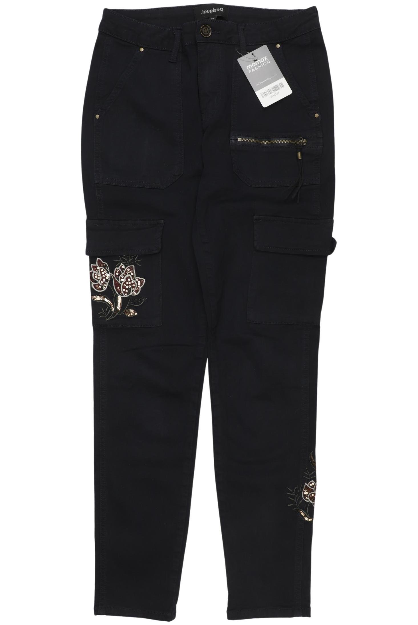 

Desigual Damen Stoffhose, marineblau, Gr. 36