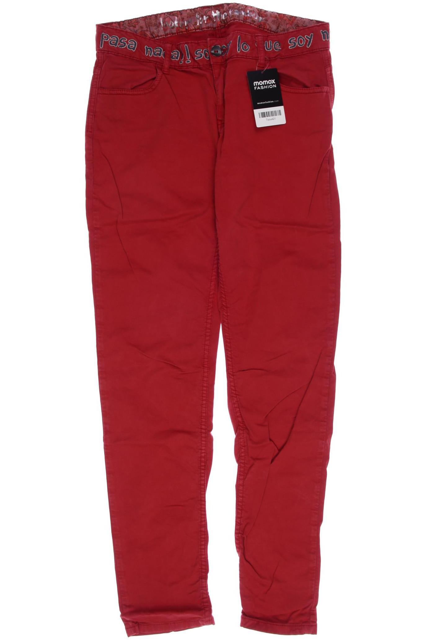 

Desigual Damen Stoffhose, rot, Gr. 30