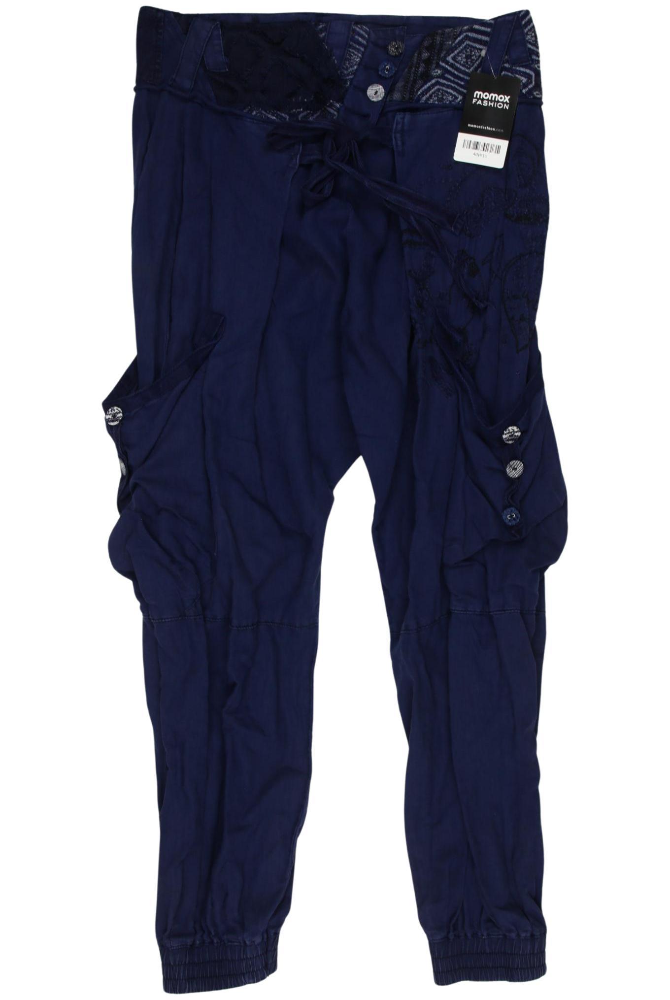 

Desigual Damen Stoffhose, marineblau, Gr. 26
