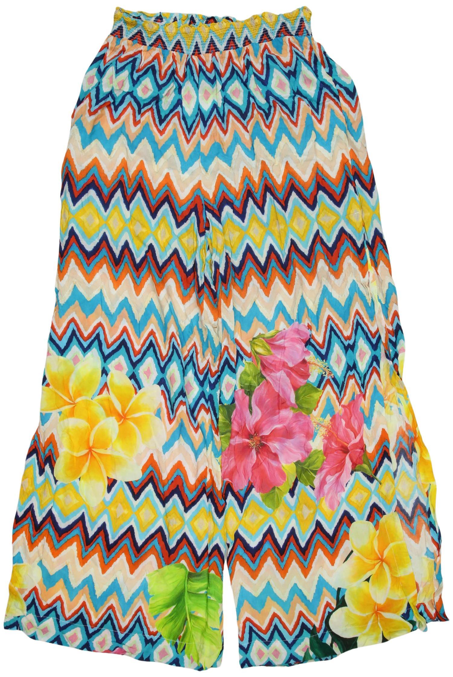 

Desigual Damen Stoffhose, mehrfarbig, Gr. 0