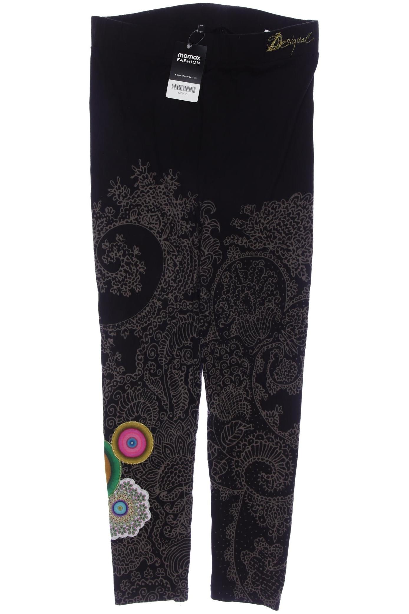 

Desigual Damen Stoffhose, schwarz, Gr. 0