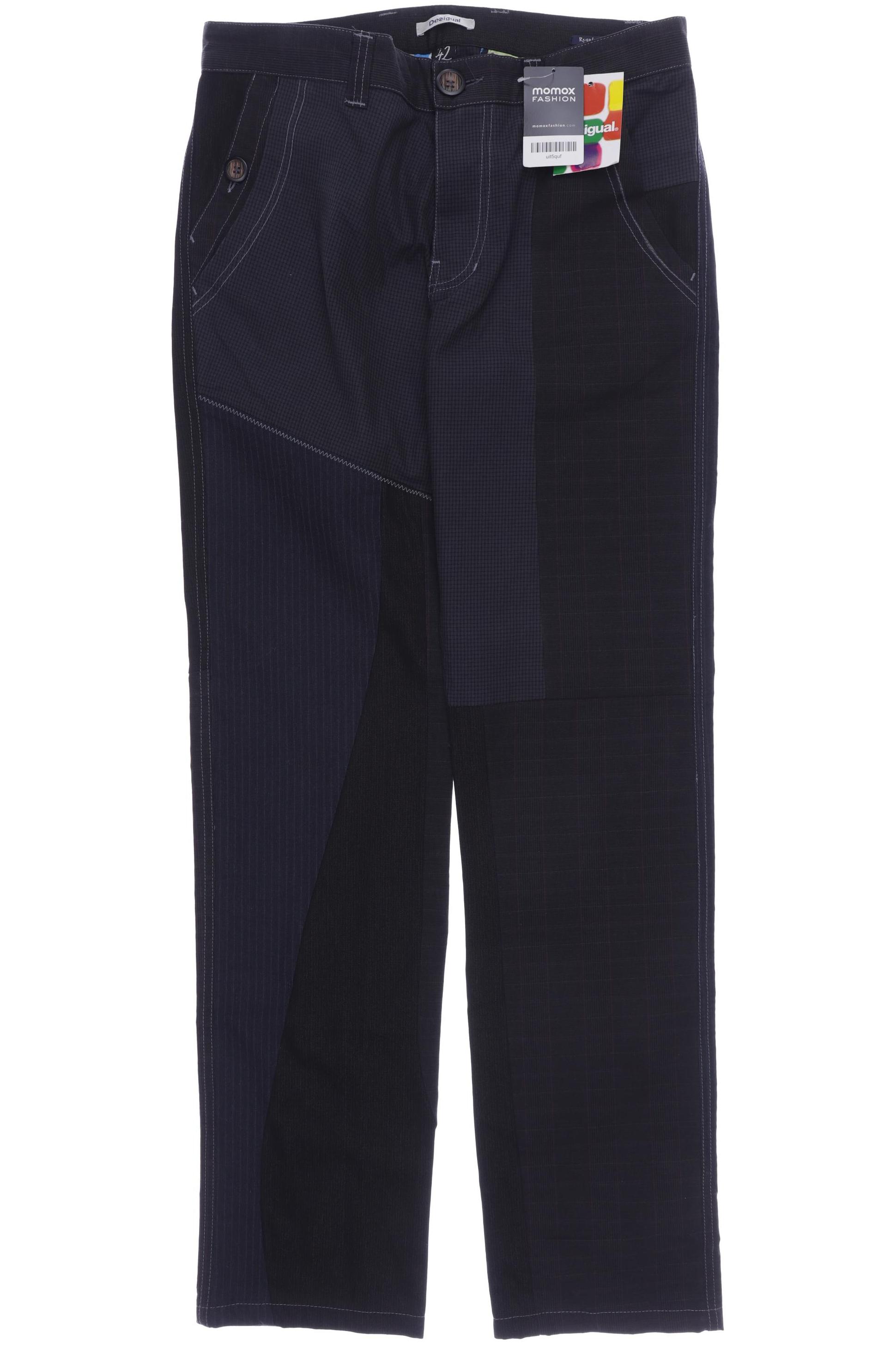 

Desigual Damen Stoffhose, marineblau
