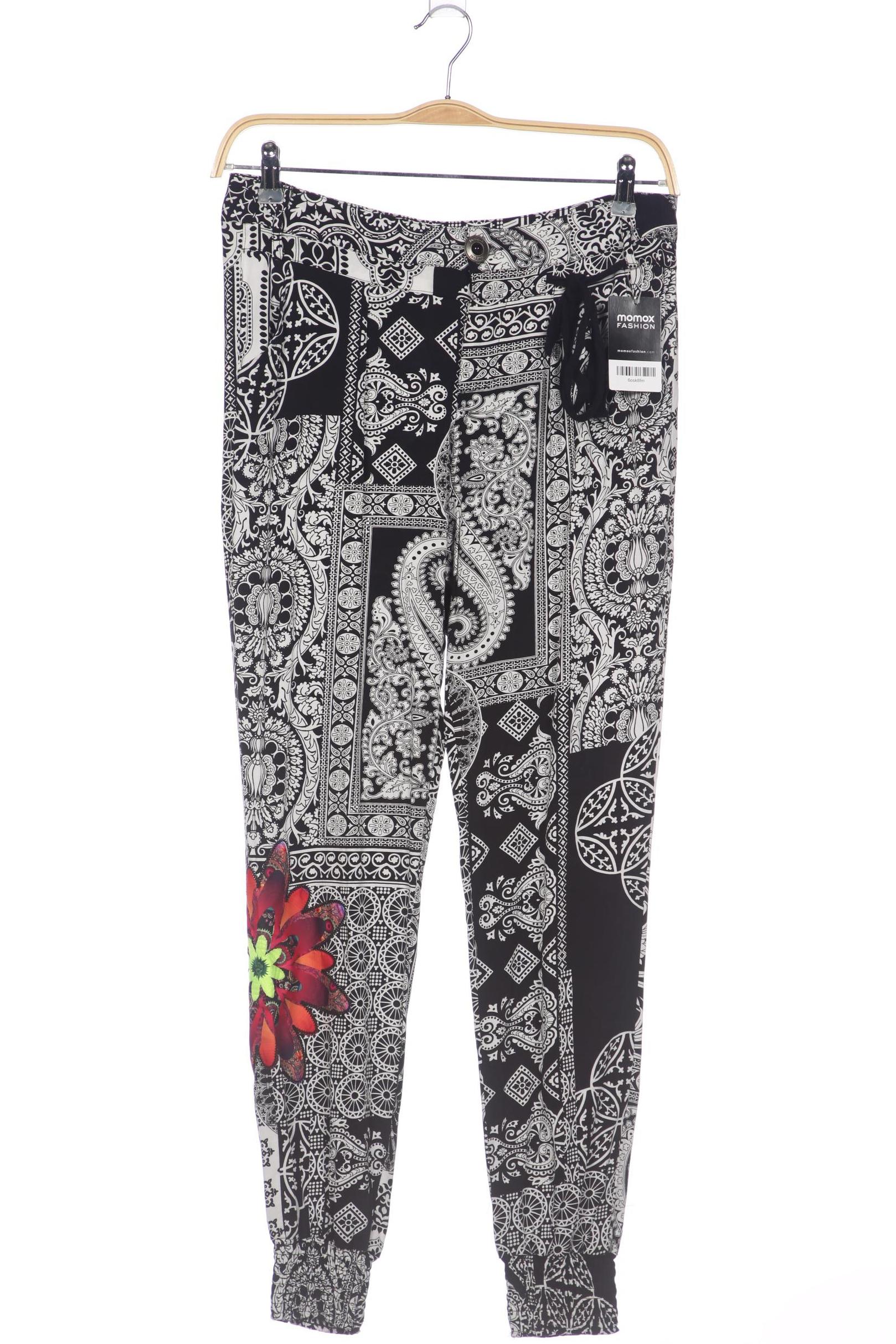

Desigual Damen Stoffhose, schwarz, Gr. 0