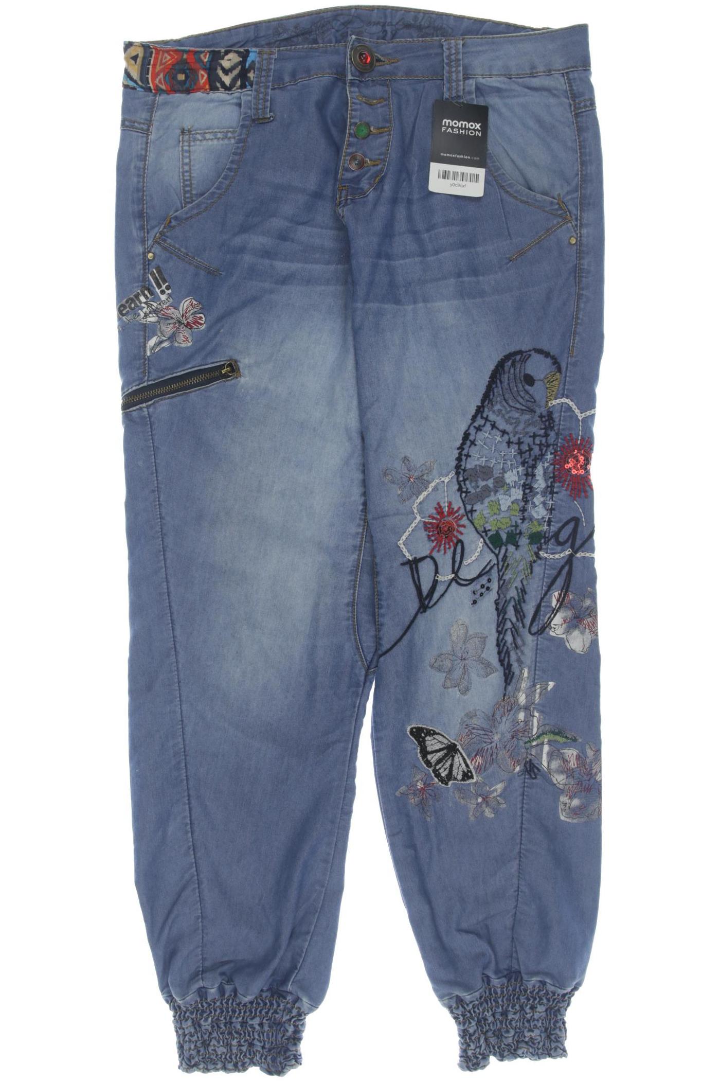 

Desigual Damen Stoffhose, blau