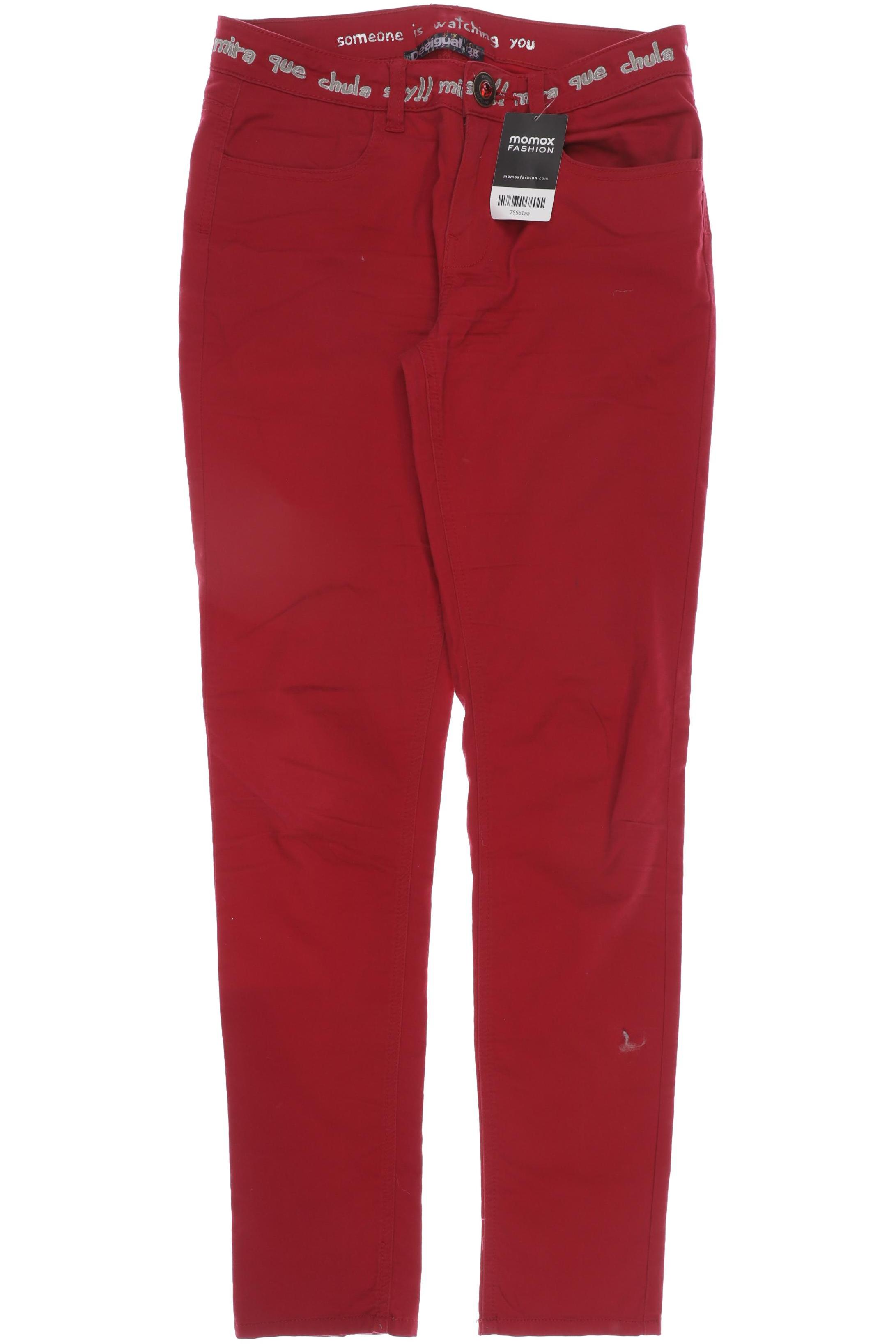 

Desigual Damen Stoffhose, rot, Gr. 28