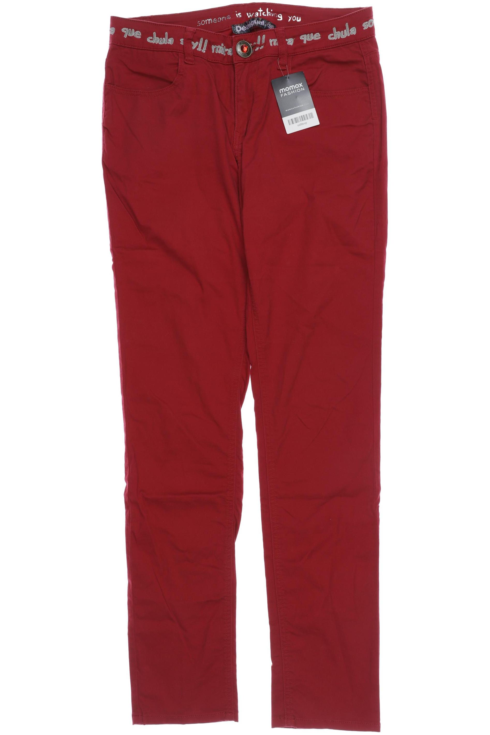 

Desigual Damen Stoffhose, rot, Gr. 30