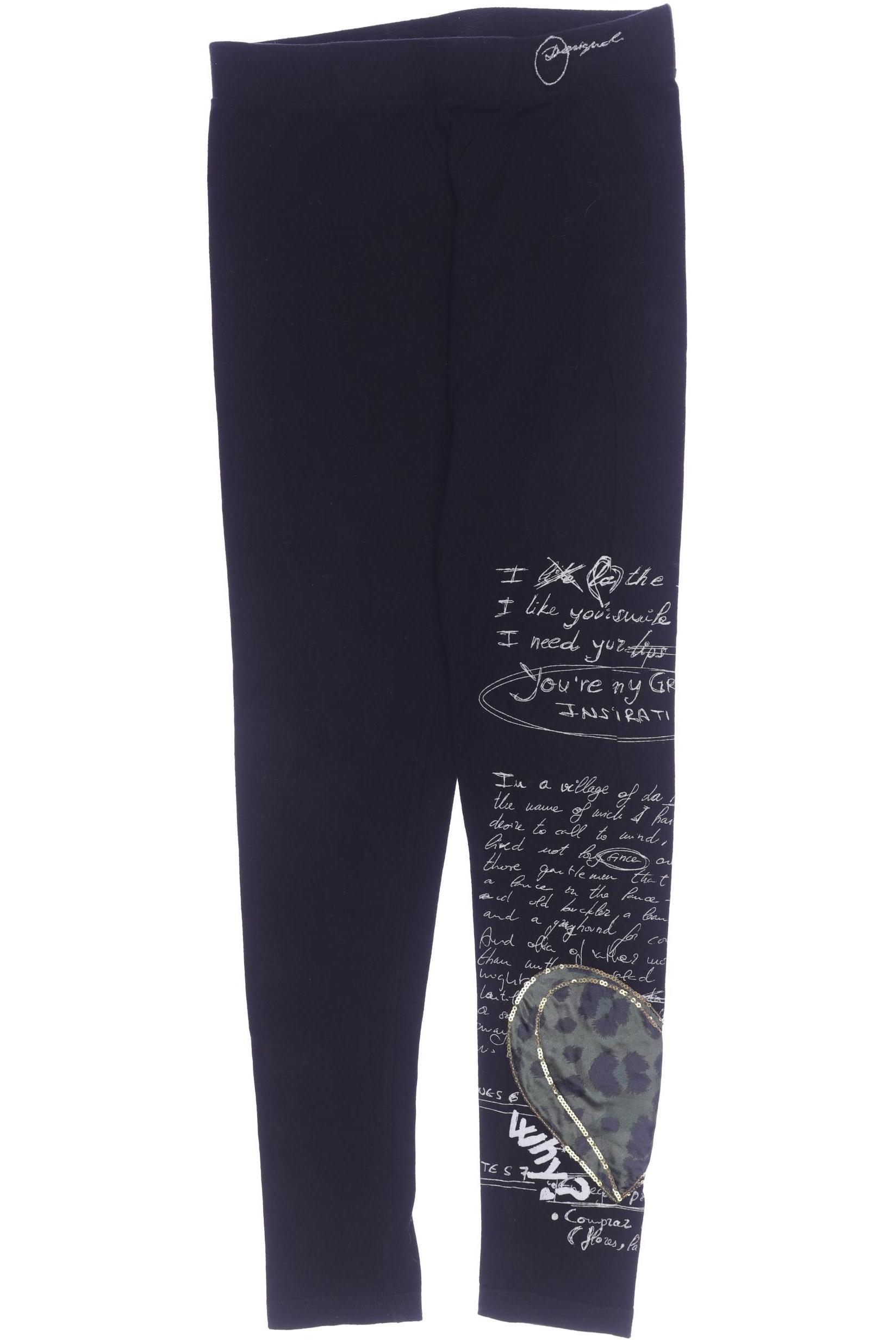 

Desigual Damen Stoffhose, schwarz, Gr. 0