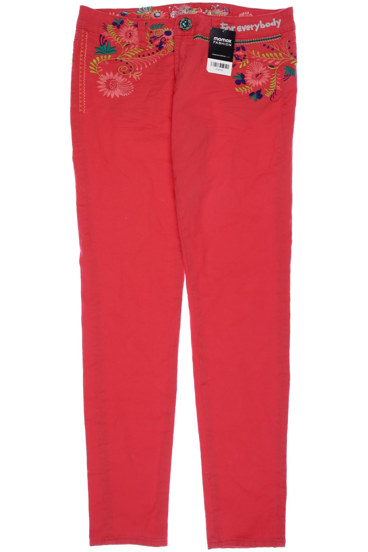 

Desigual Damen Stoffhose, rot, Gr. 34