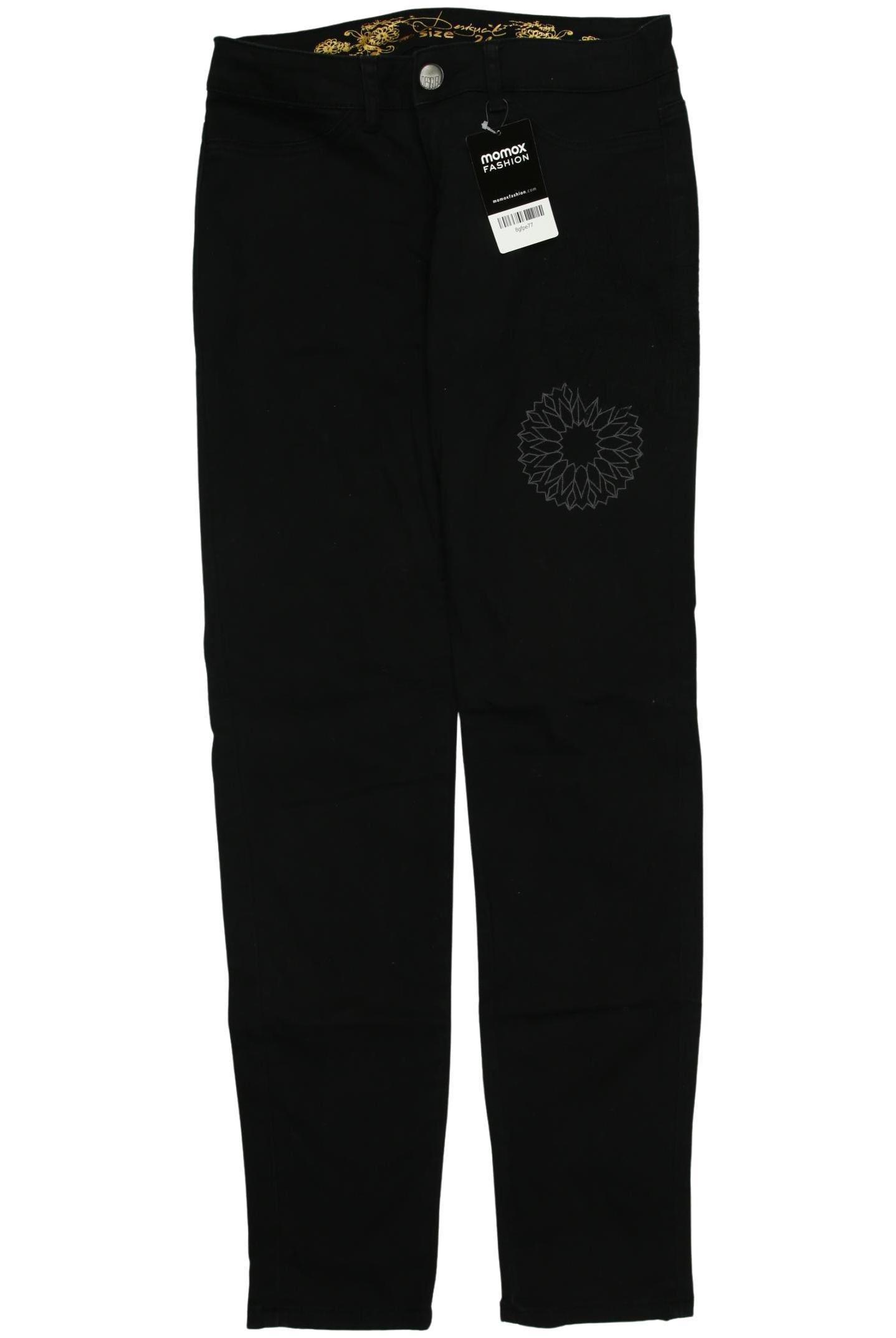 

Desigual Damen Stoffhose, schwarz, Gr. 26