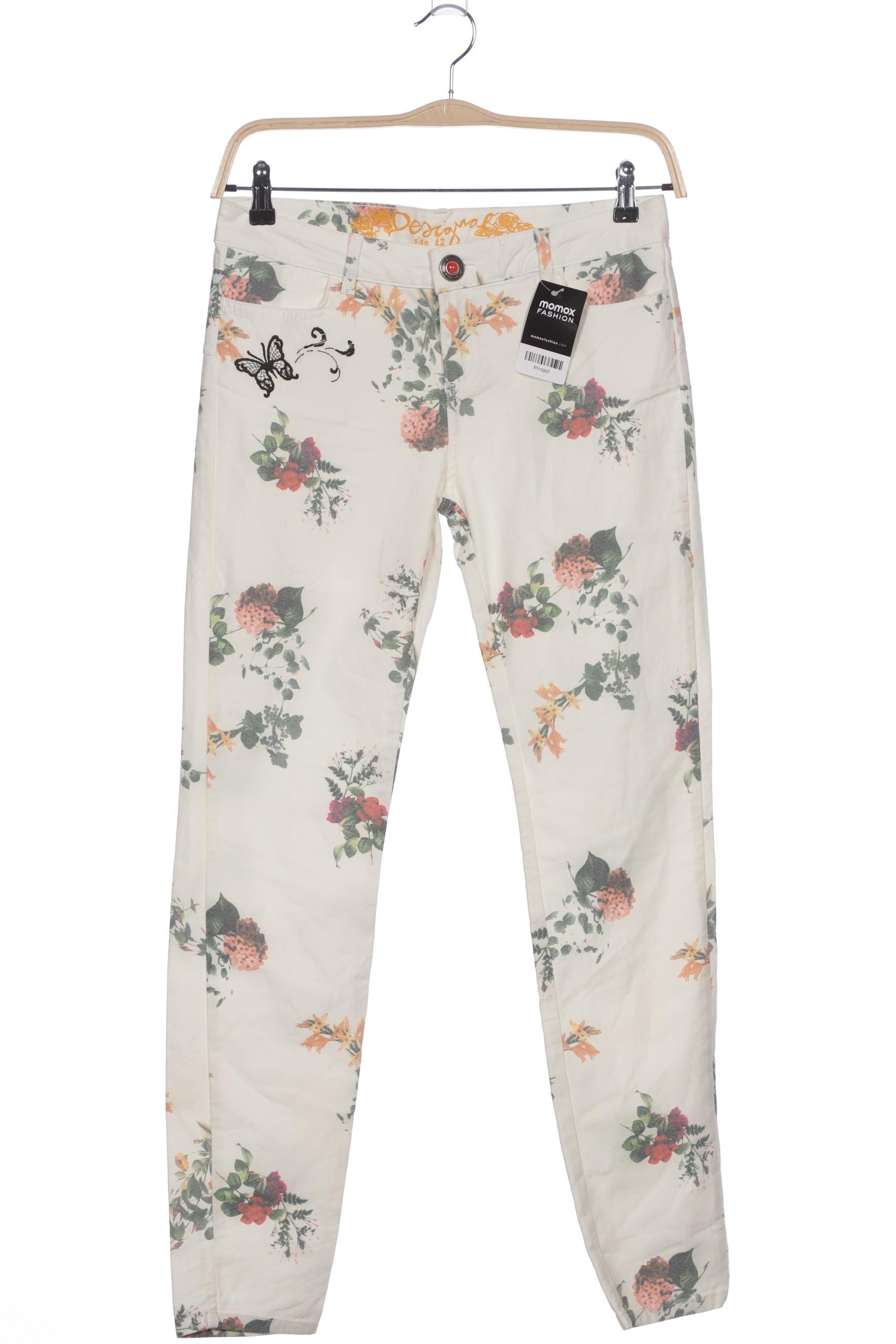

Desigual Damen Stoffhose, cremeweiß, Gr. 42