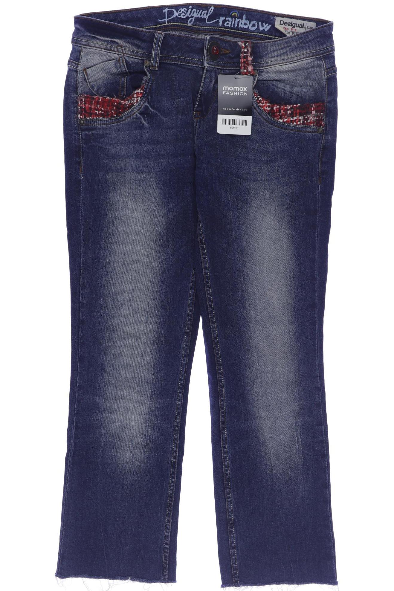 

Desigual Damen Stoffhose, marineblau, Gr. 28