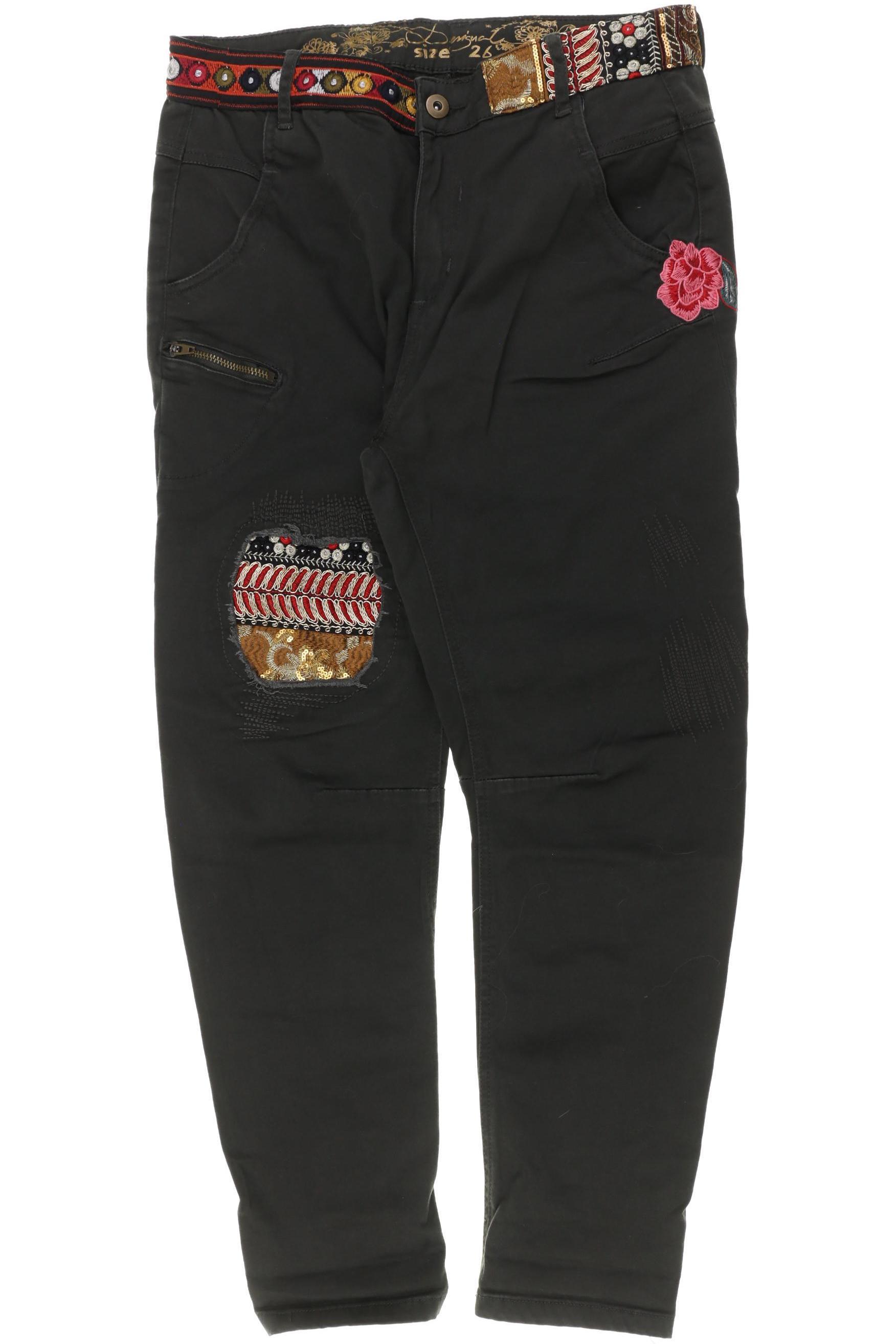 

Desigual Damen Stoffhose, grün, Gr. 26