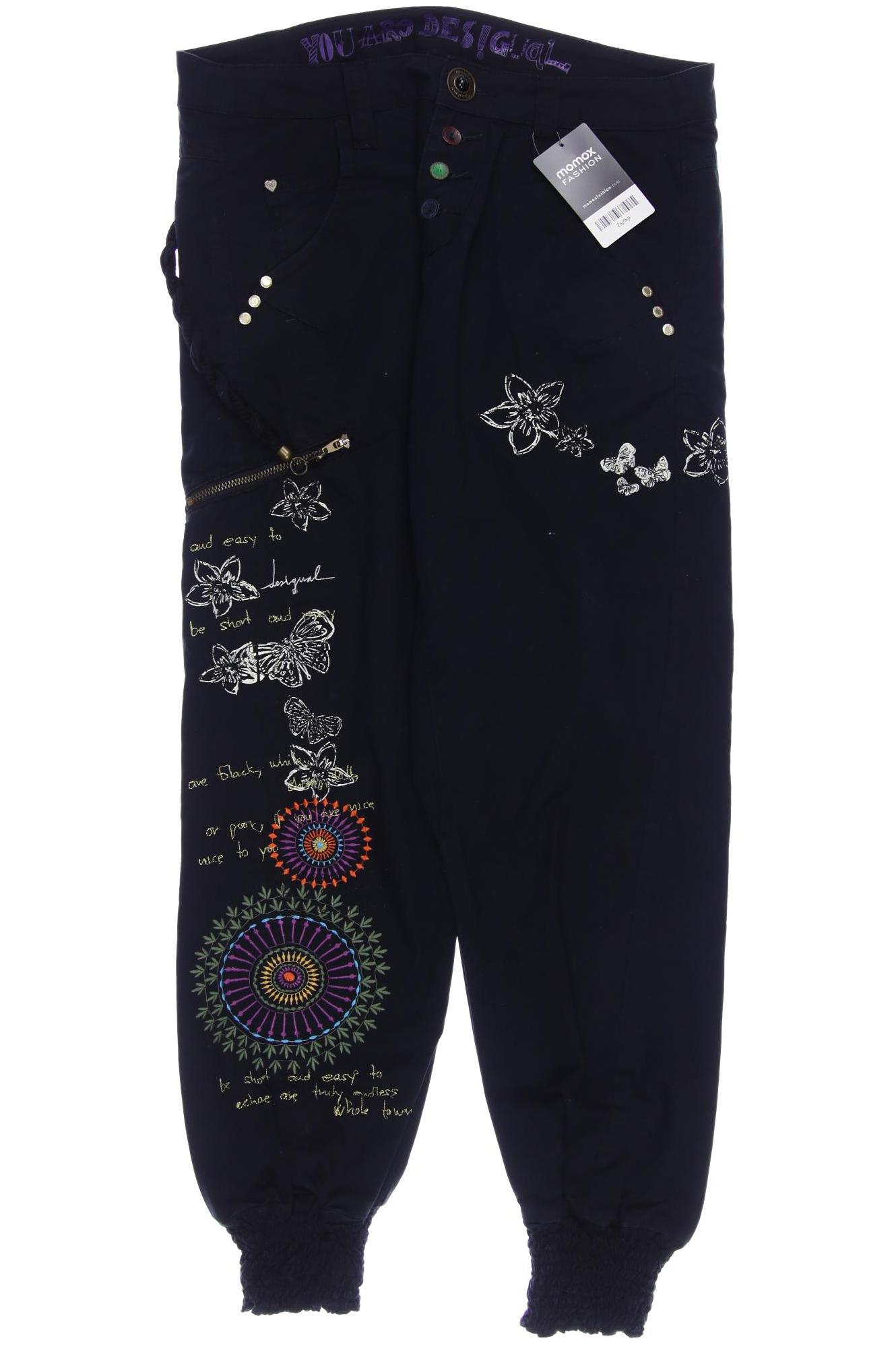 

Desigual Damen Stoffhose, schwarz, Gr. 28