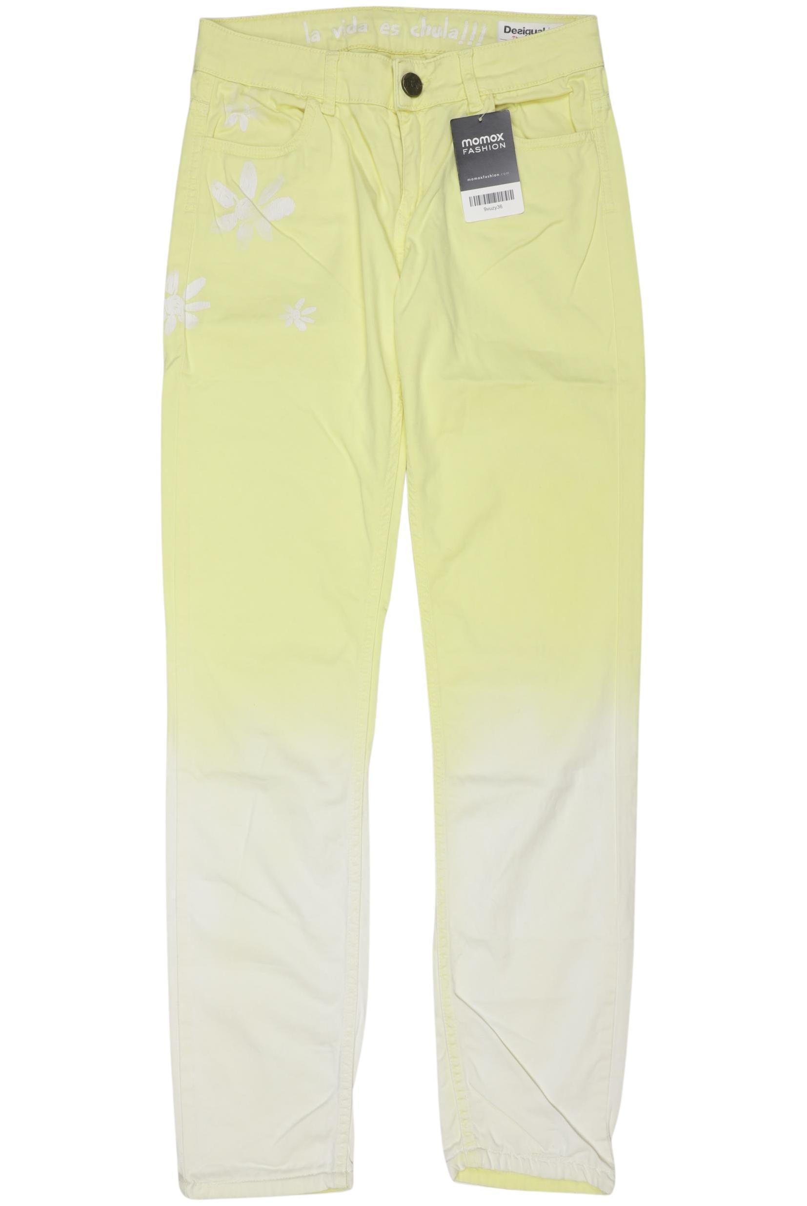 

Desigual Damen Stoffhose, gelb, Gr. 26