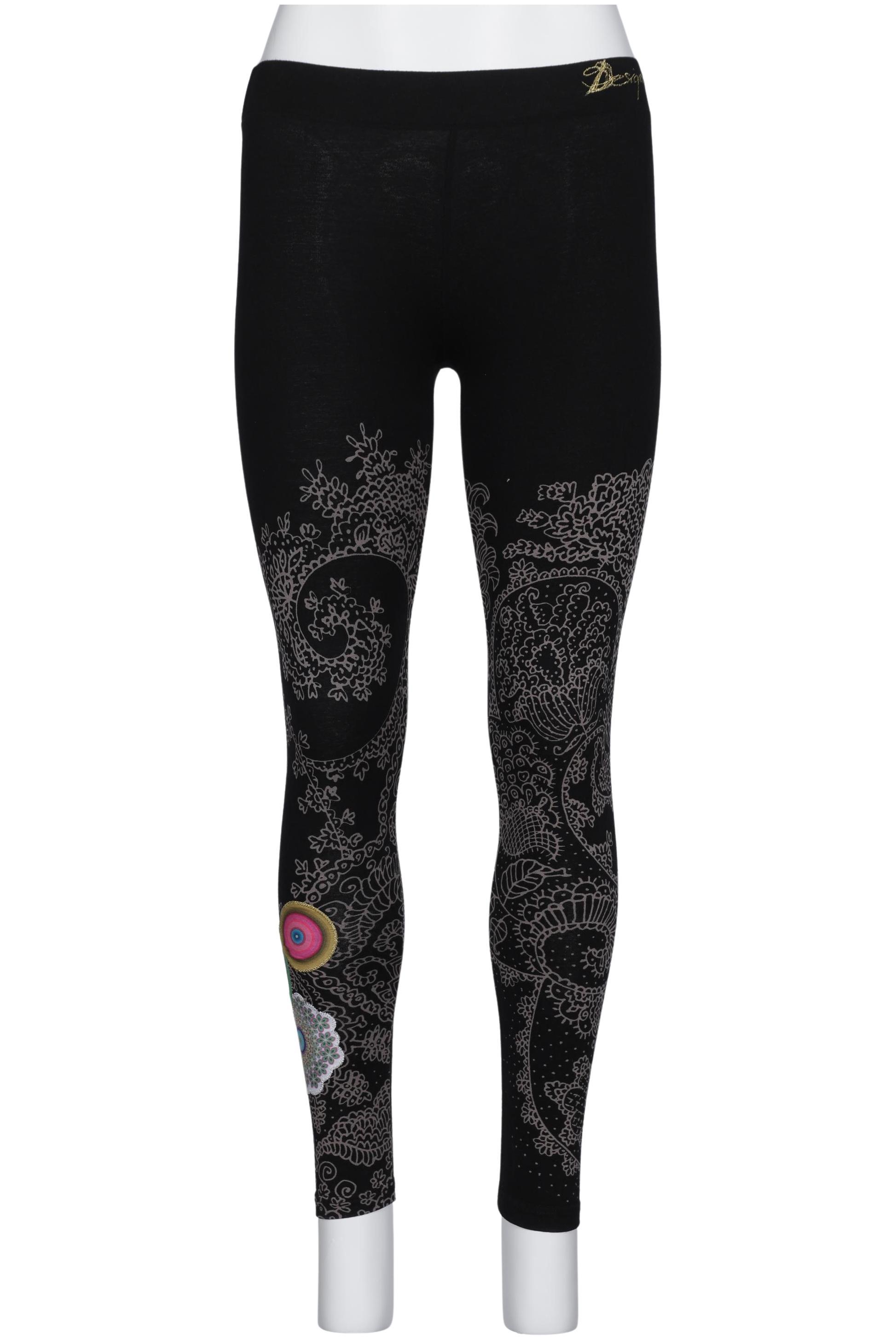 

Desigual Damen Stoffhose, schwarz, Gr. 0