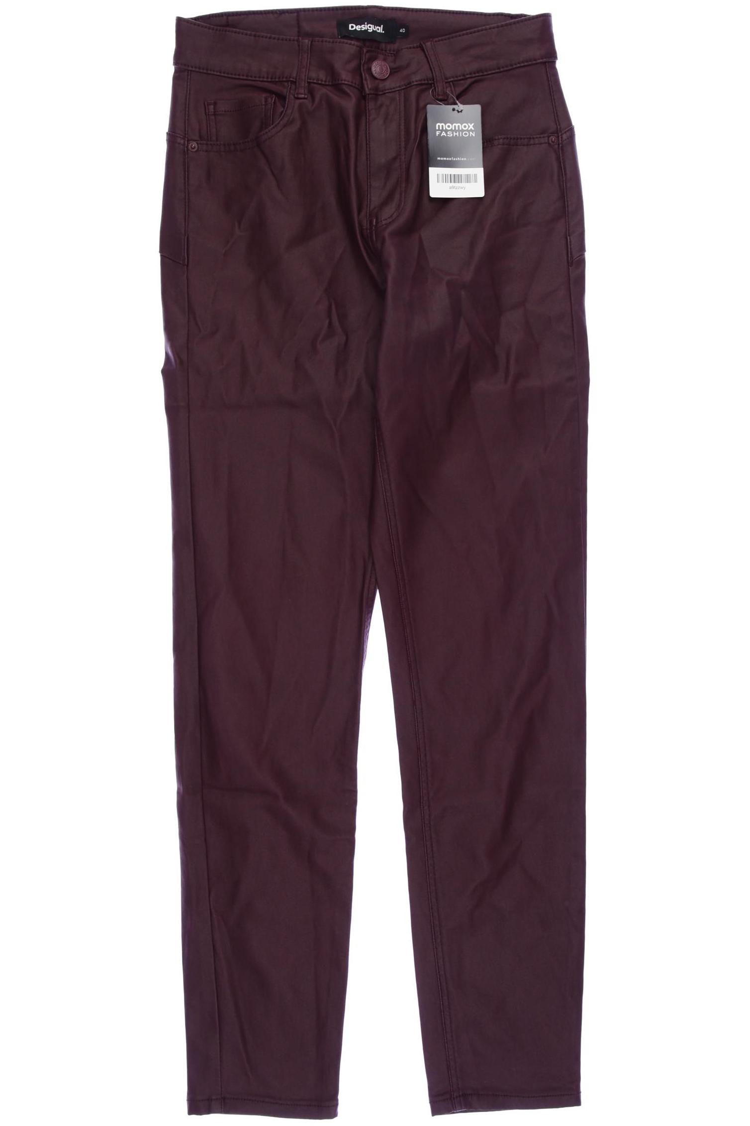 

Desigual Damen Stoffhose, bordeaux, Gr. 40